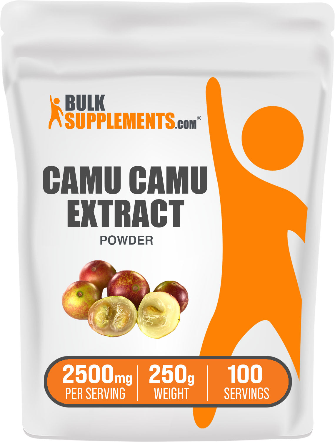 BulkSupplements.com Camu Camu Extract Powder 250g Bag