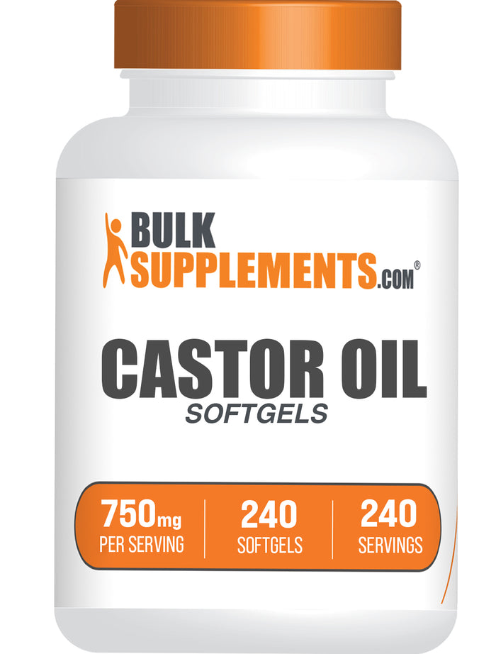 Premium Castor Oil Softgels - for Daily Health & Wellness