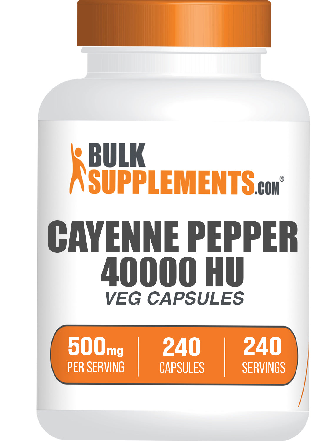 Cayenne Pepper Capsules 240 ct Bottle