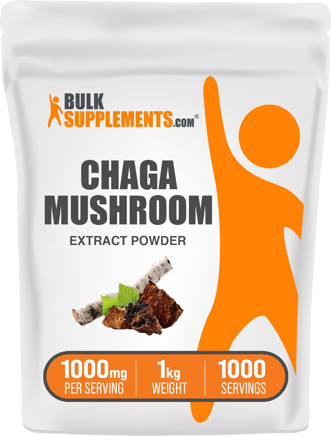 1kg of chaga mushroom supplement