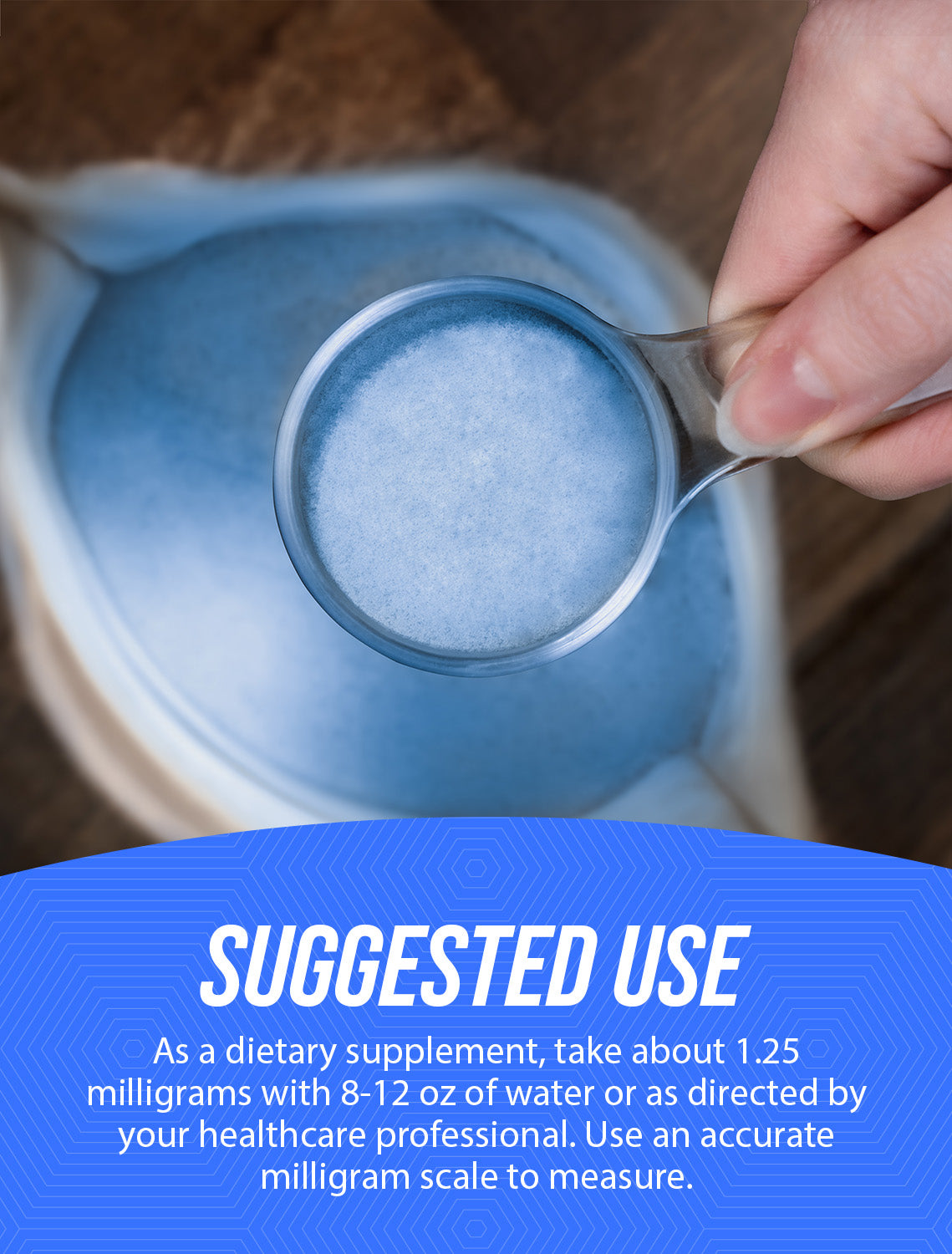 Chromium GTF Powder Suggested Use Image