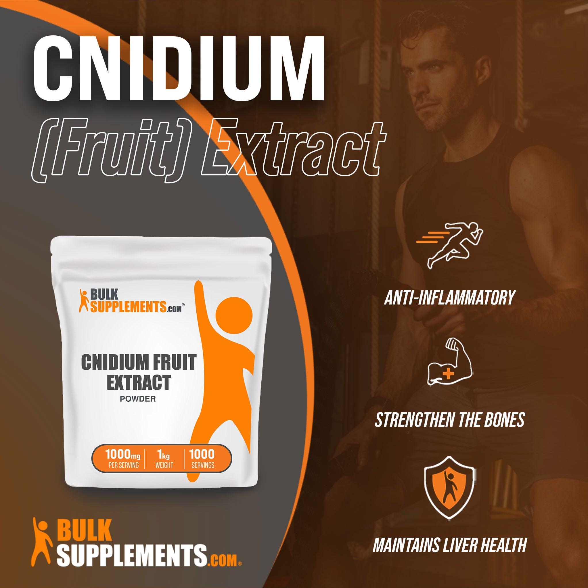 Benefits of Cnidium Extract; anti-inflammatory, strengthen the bones, maintains liver health