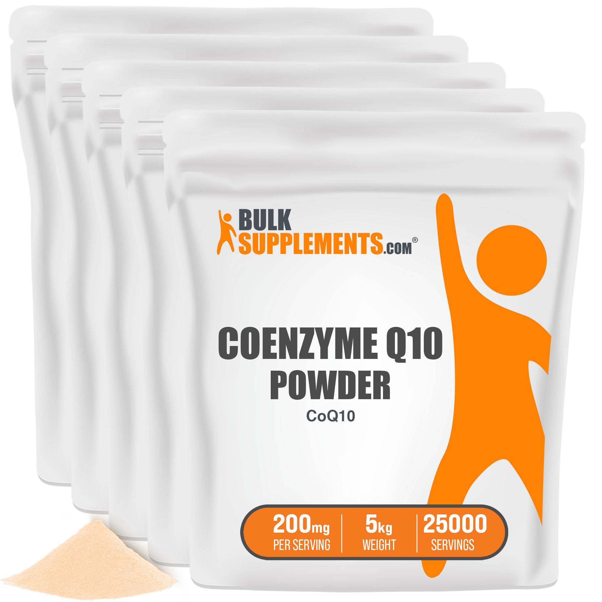 BulkSupplements Coenzyme Q10 Powder CoQ10 Powder 5 Kilograms bag