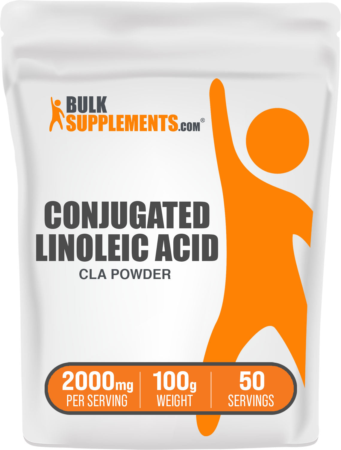 BulkSupplements.com Conjugated Linoleic Acid Powder 100g Bag