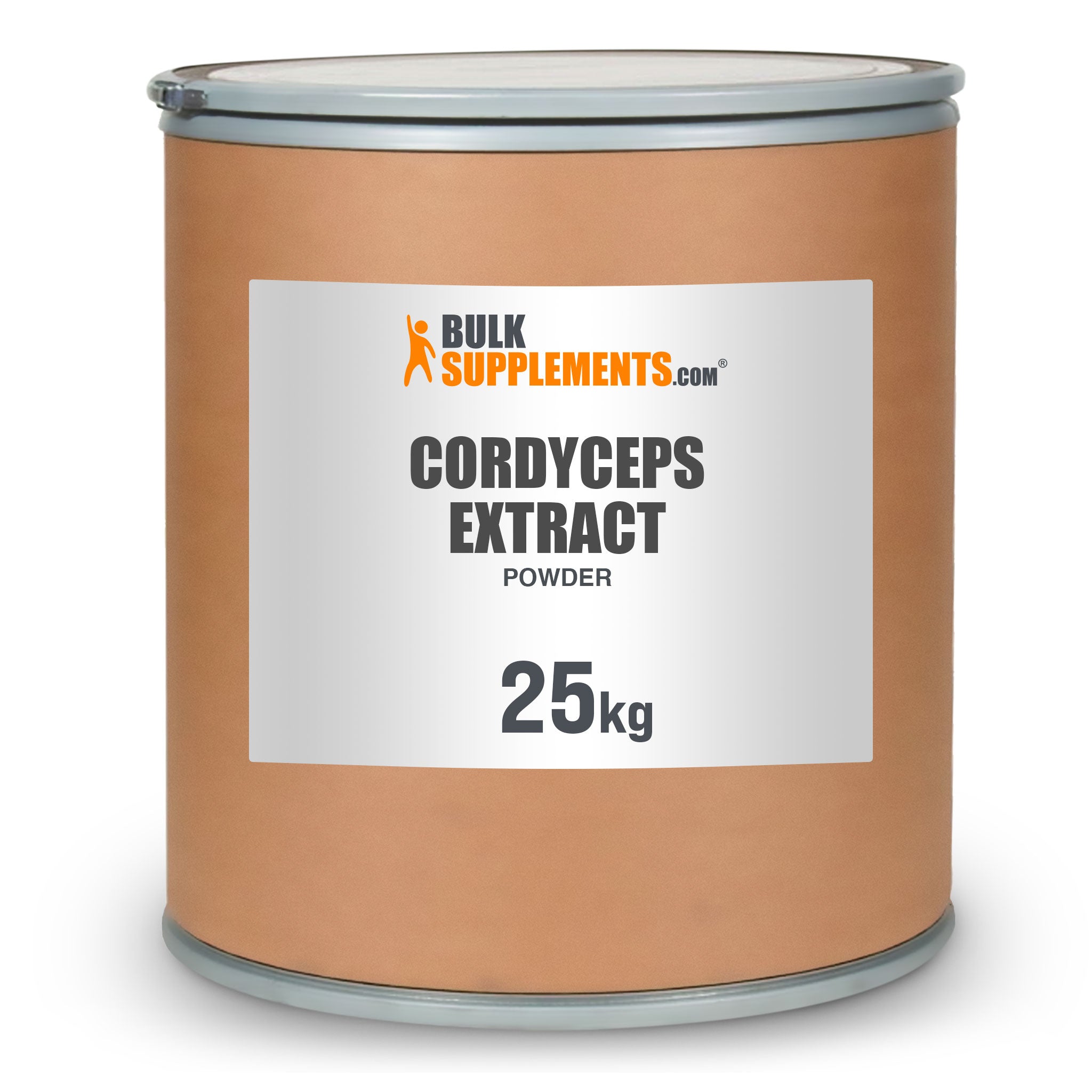 BulkSupplements Cordyceps Extract Powder 25 Kilograms drum