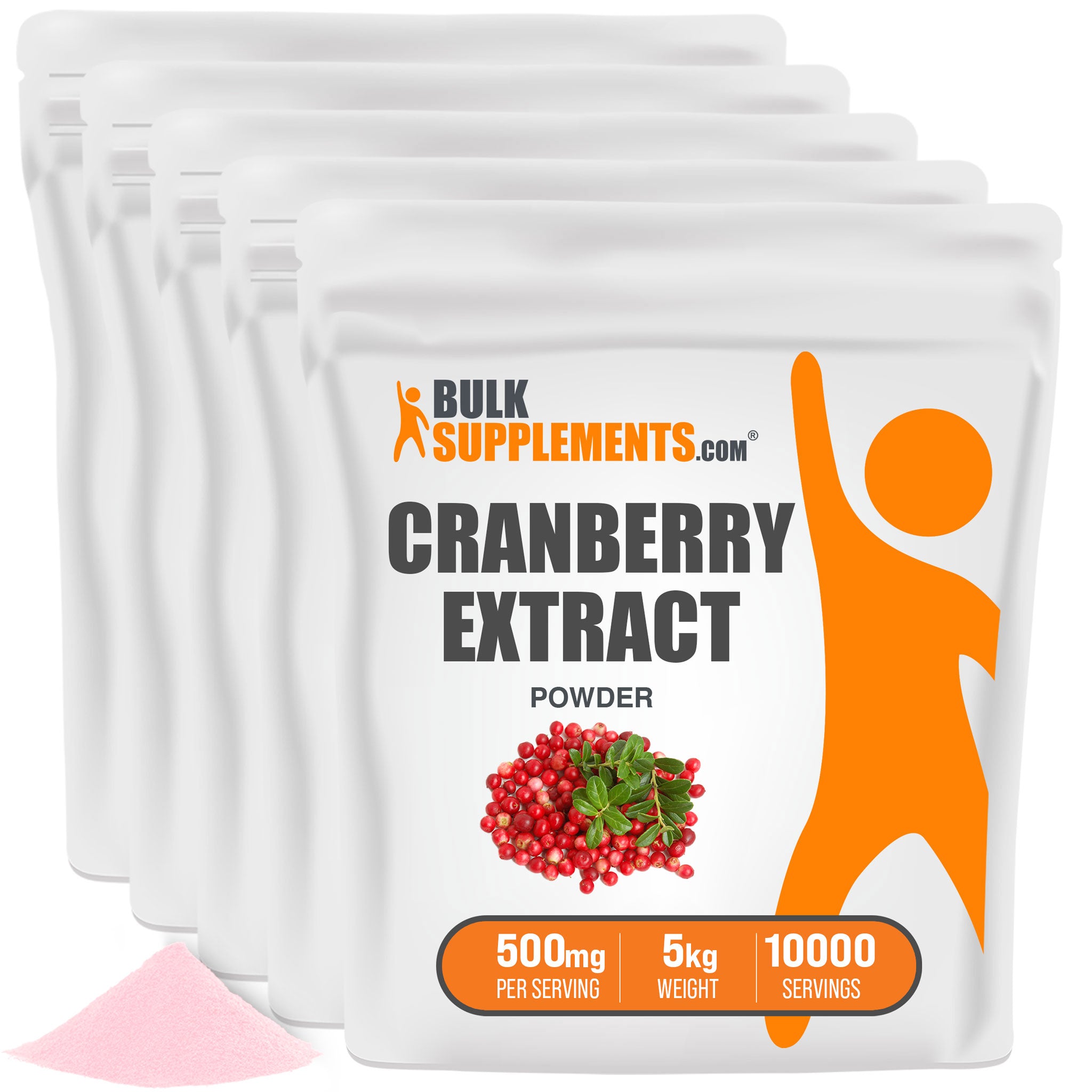 BulkSupplements Cranberry Extract Powder 5 Kilograms bags