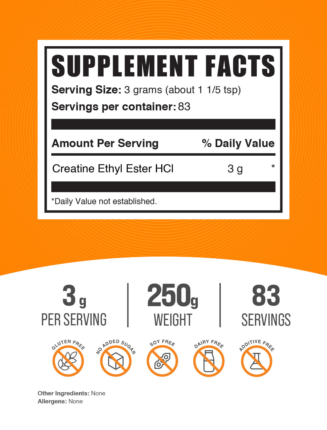 ผง Creatine Ethyl Ester HCl (CEE)