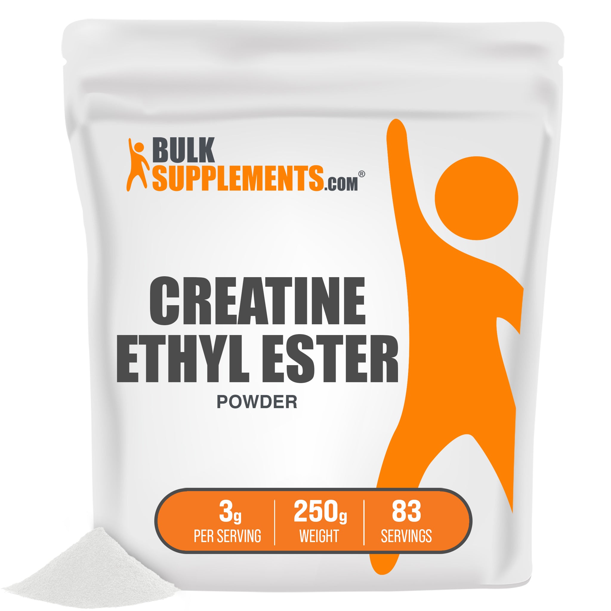 BulkSupplements Creatine Ethyl Ester Powder CEE Powder 250 grams bag