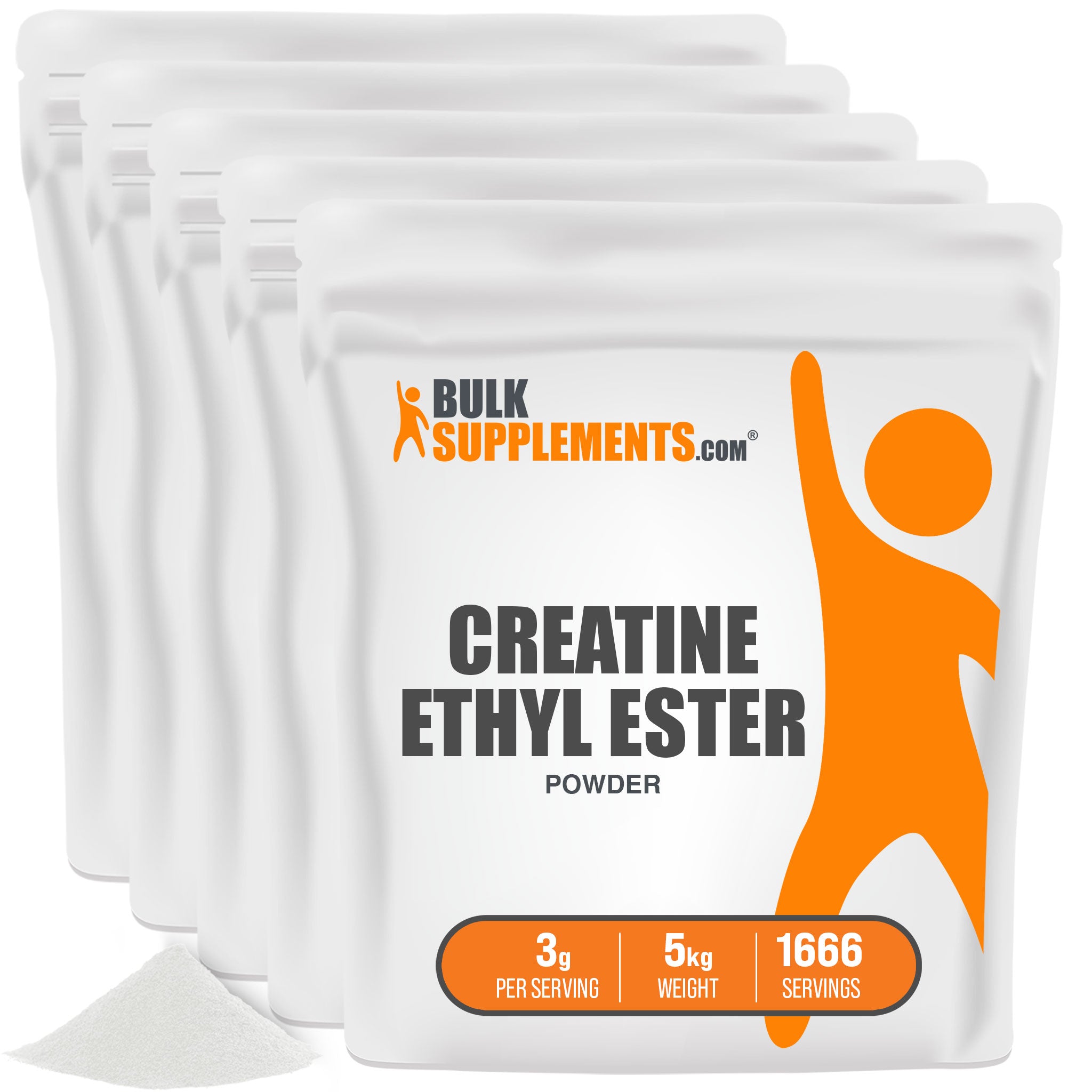 BulkSupplements Creatine Ethyl Ester Powder CEE Powder 5 Kilograms bags