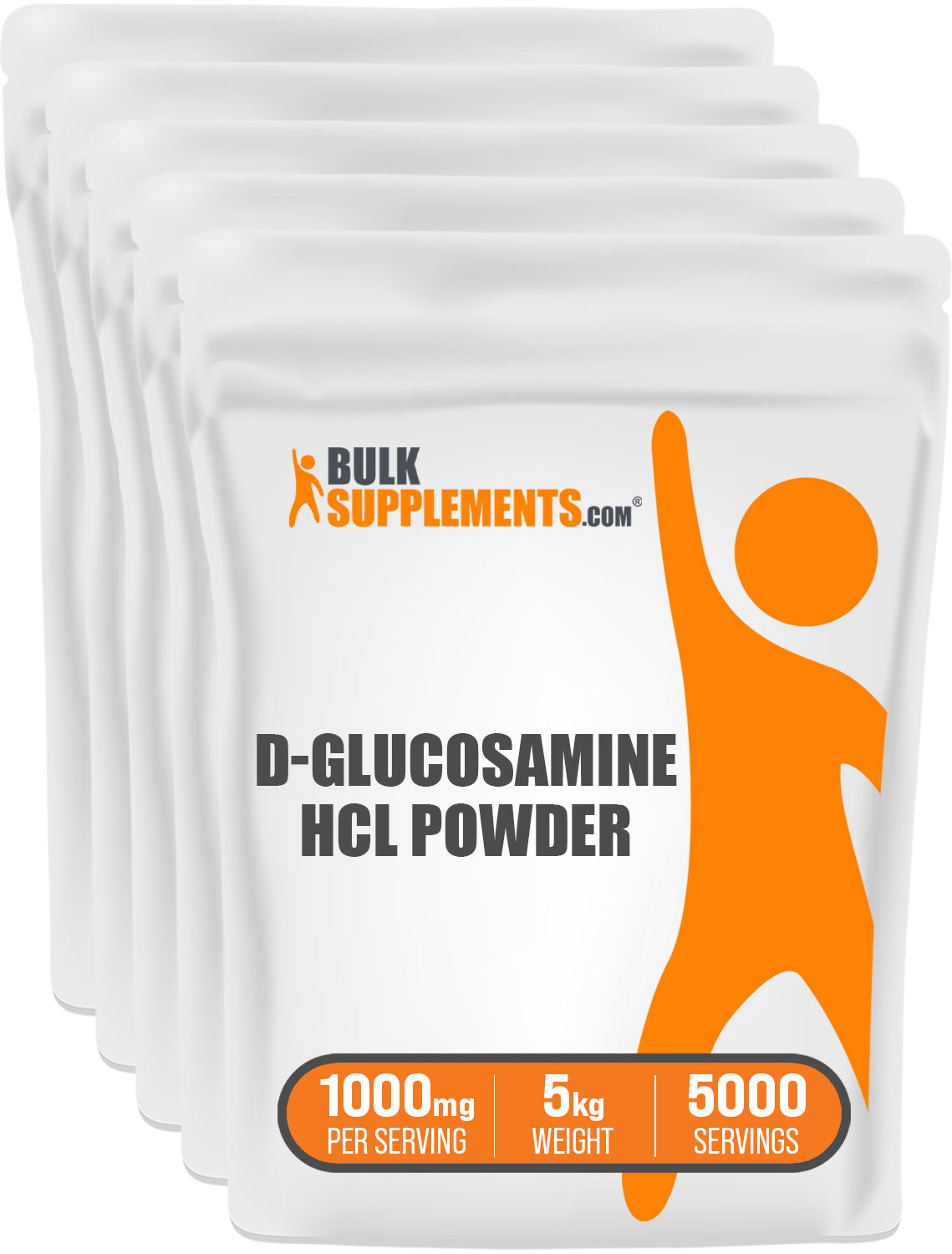 BulkSupplements D-Glucosamine HCl Powder 5kg