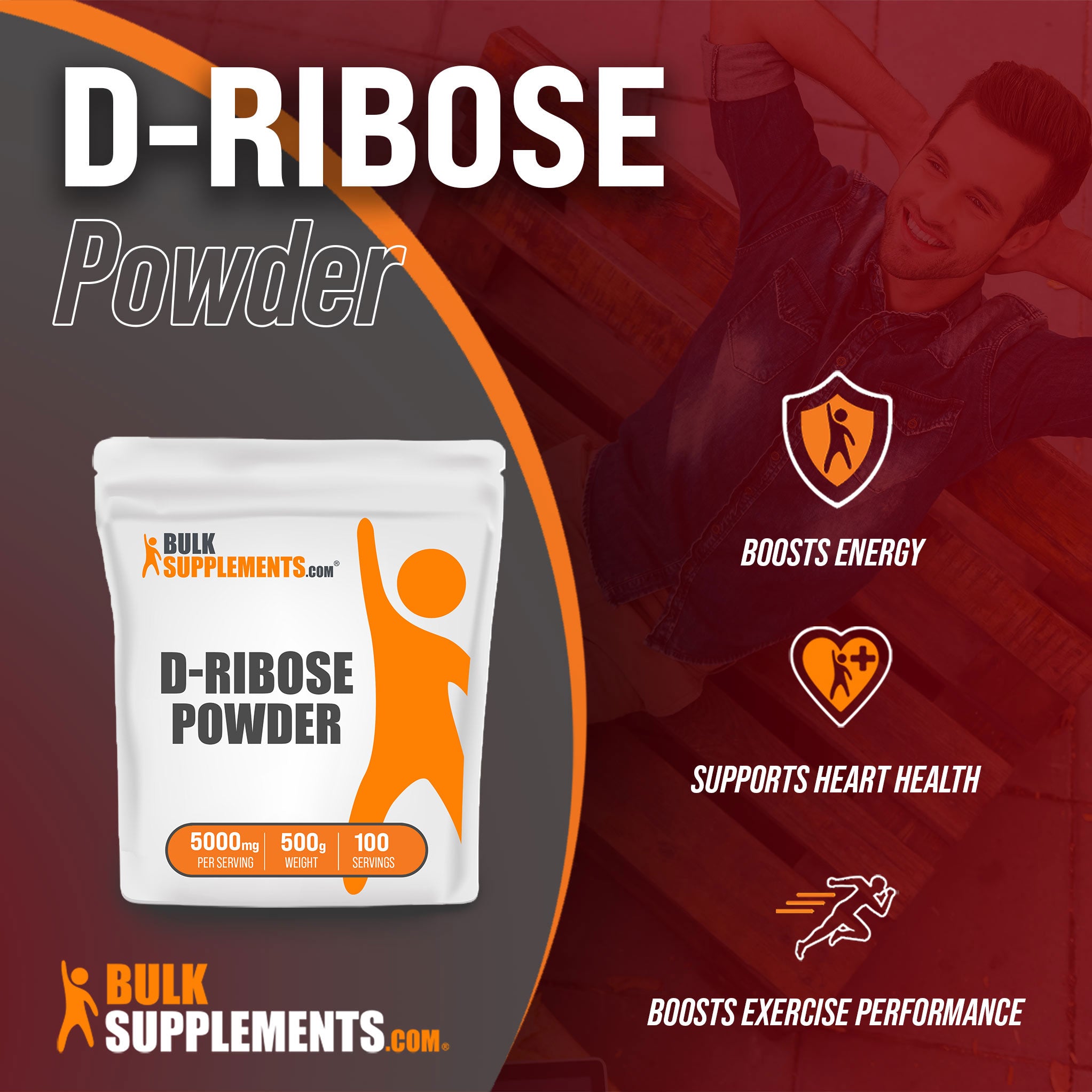 Benefits of D-Ribose; boosts energy, supports heart health, boosts exercise performance
