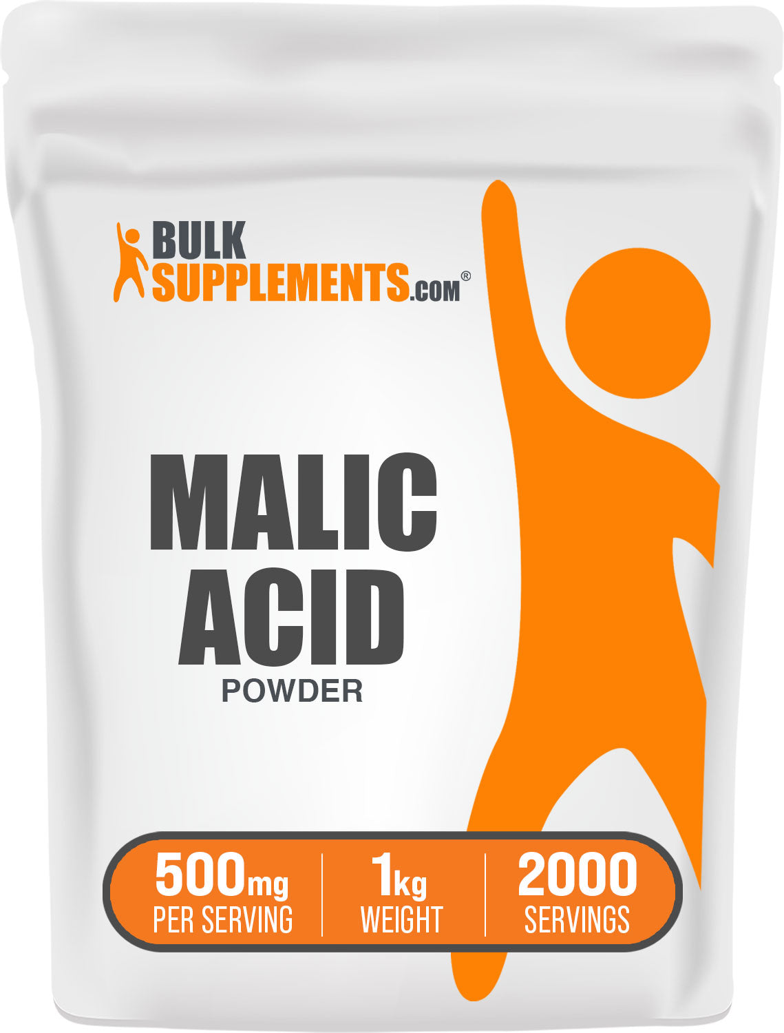 BulkSupplements.com Malic Acid Powder 1KG Bag