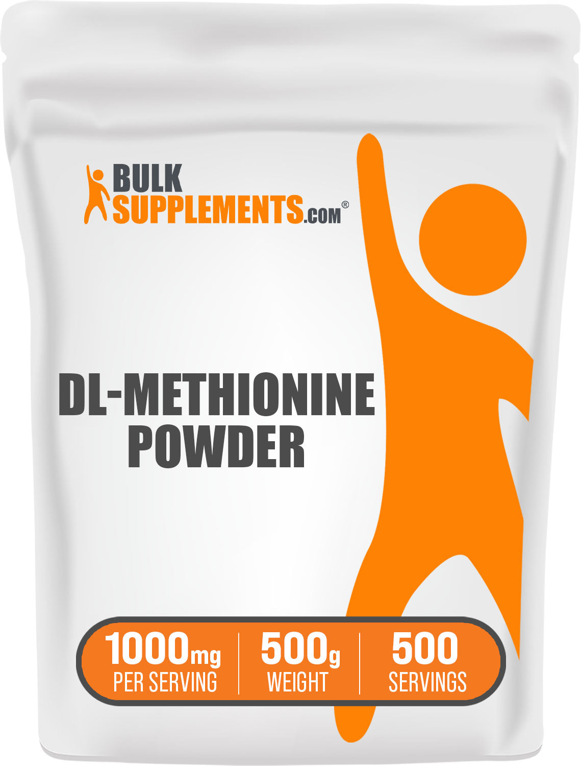 BulkSupplements DL-Methionine Powder 500g