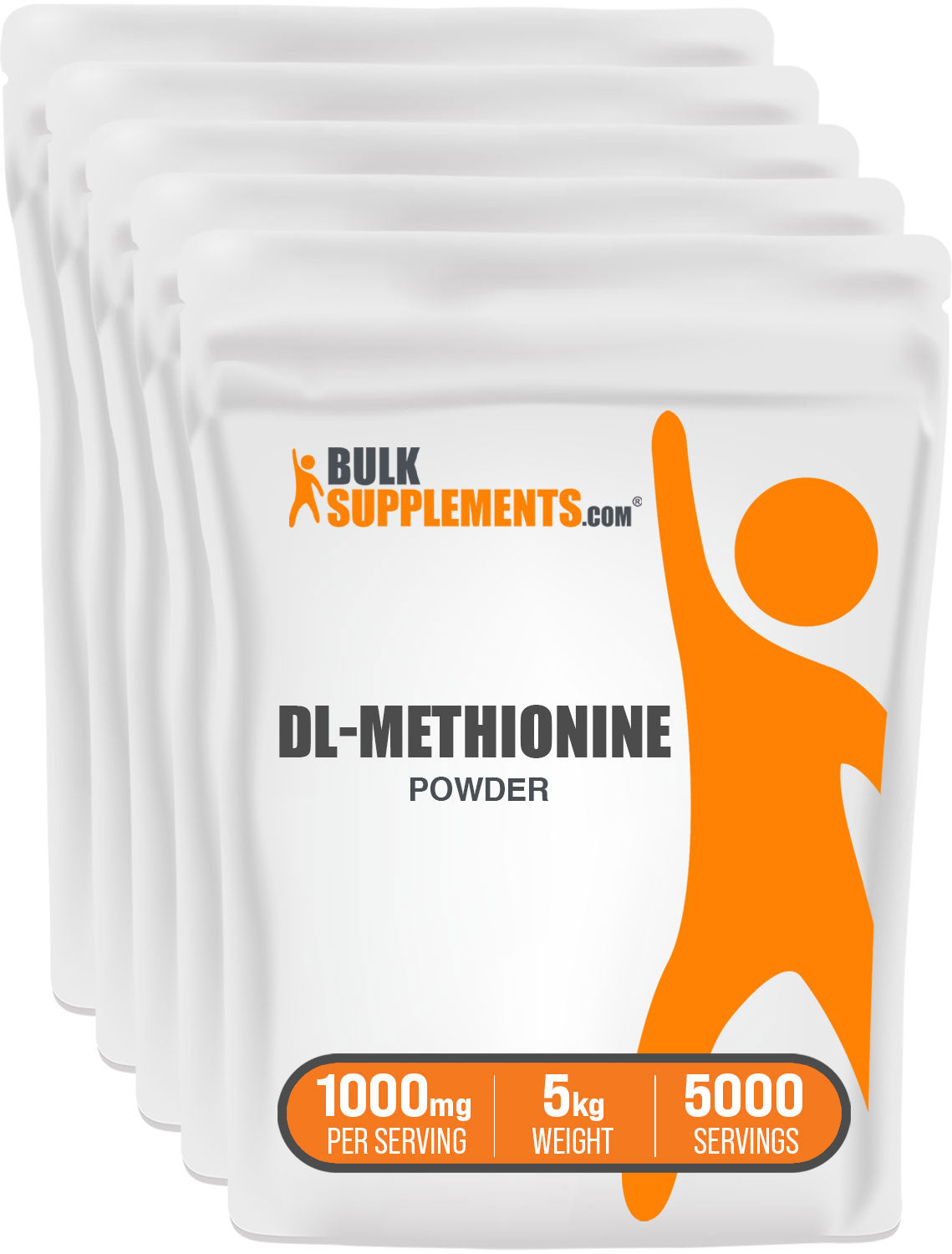 BulkSupplements DL-Methionine Powder 5 Kilograms bags