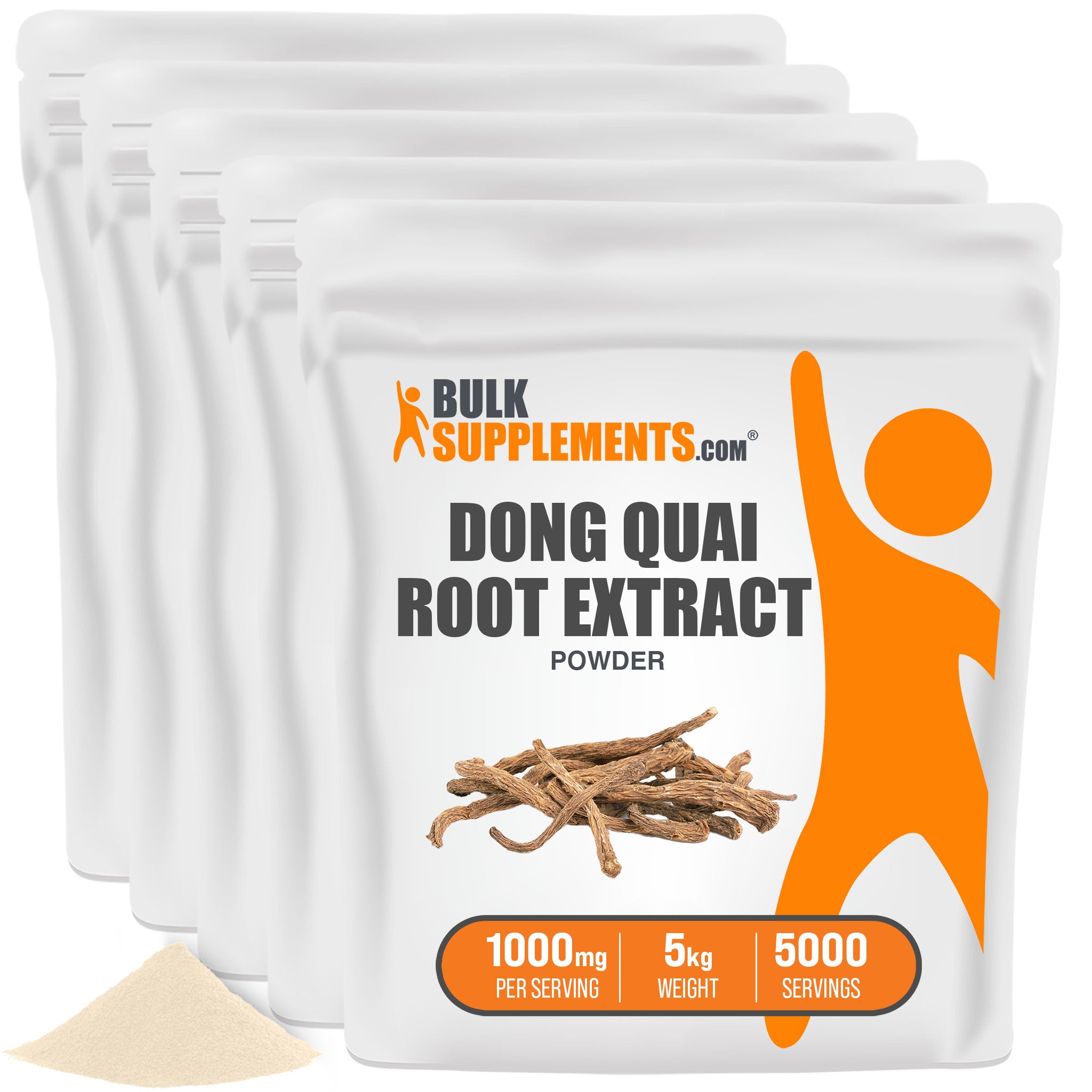 BulkSupplements Dong Quai Root Extract Powder 5 Kilograms bags