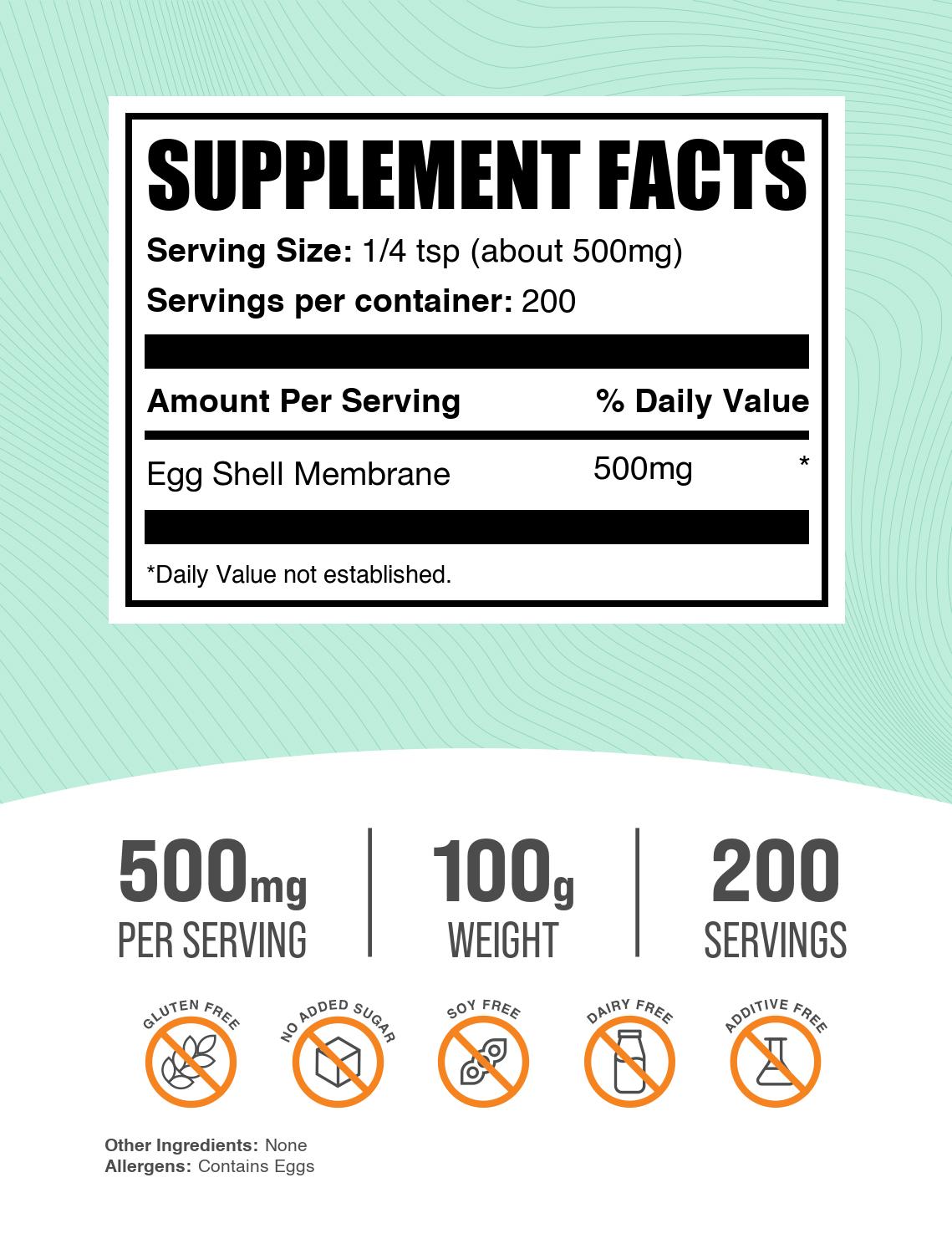 Egg Shell Membrane Collagen Powder