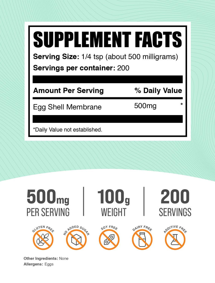 Shell Collagen Egg Shell Membrane Collagen Capsules for Joint & Skin Health Support
