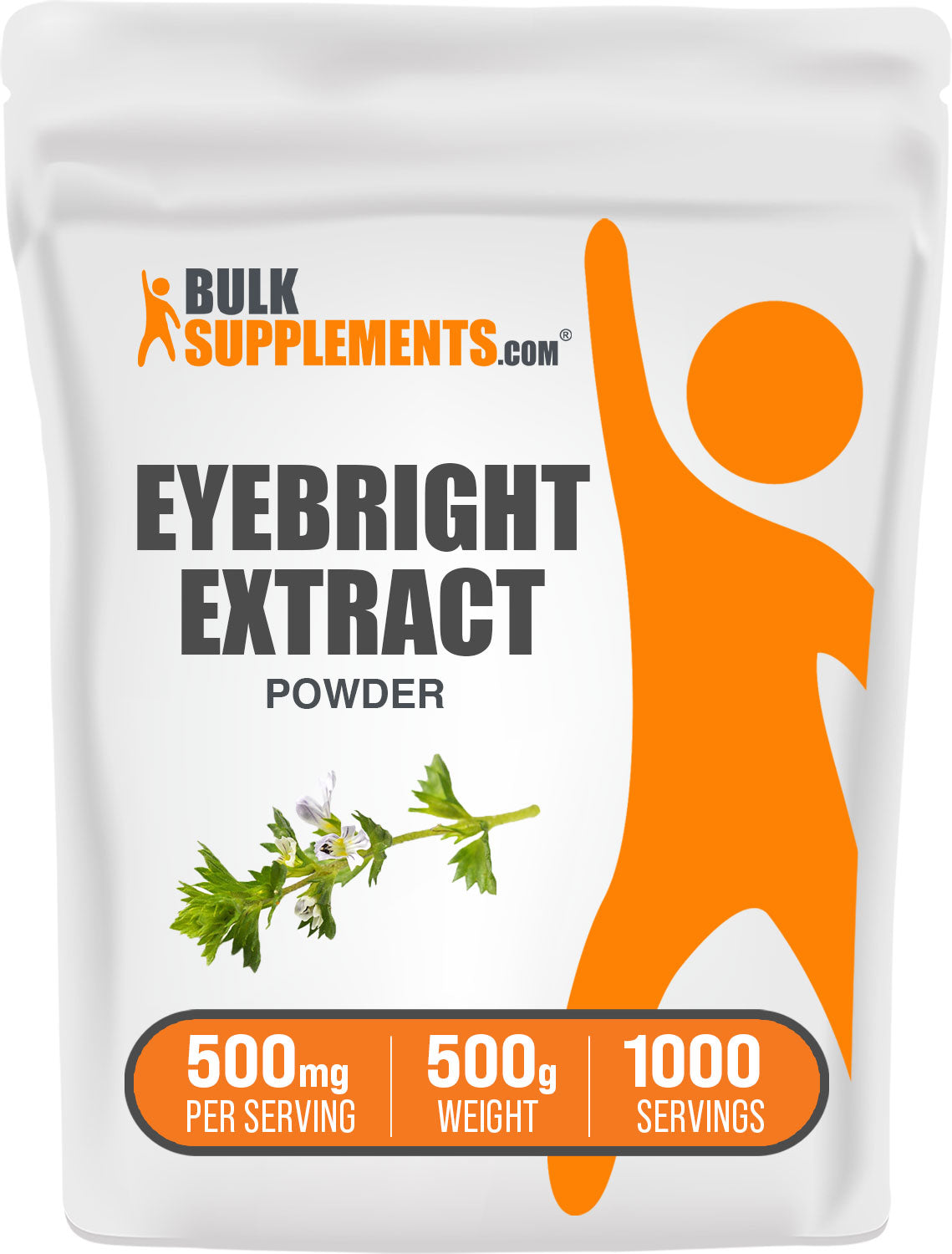 BulkSupplements.com Eyebright Extract Powder 500g Bag