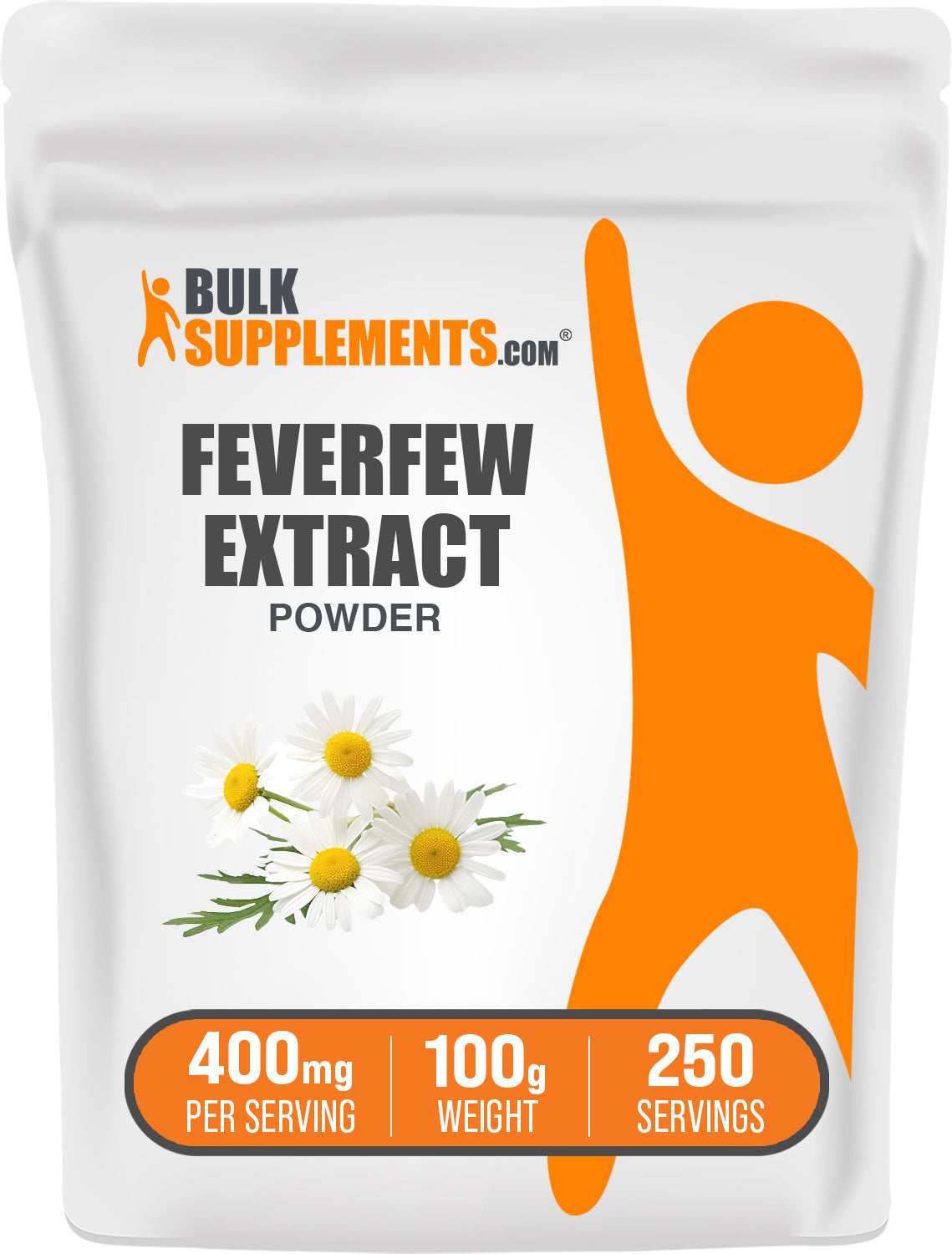 BulkSupplements.com Feverfew Extract Powder 100g bag image