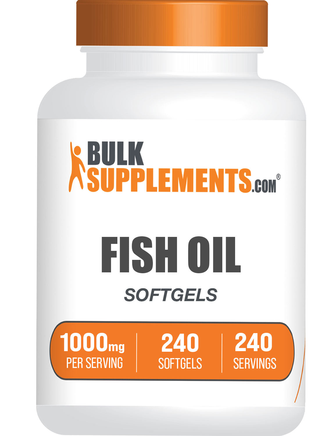 BulkSupplements Fish Oil Softgels 240 pills