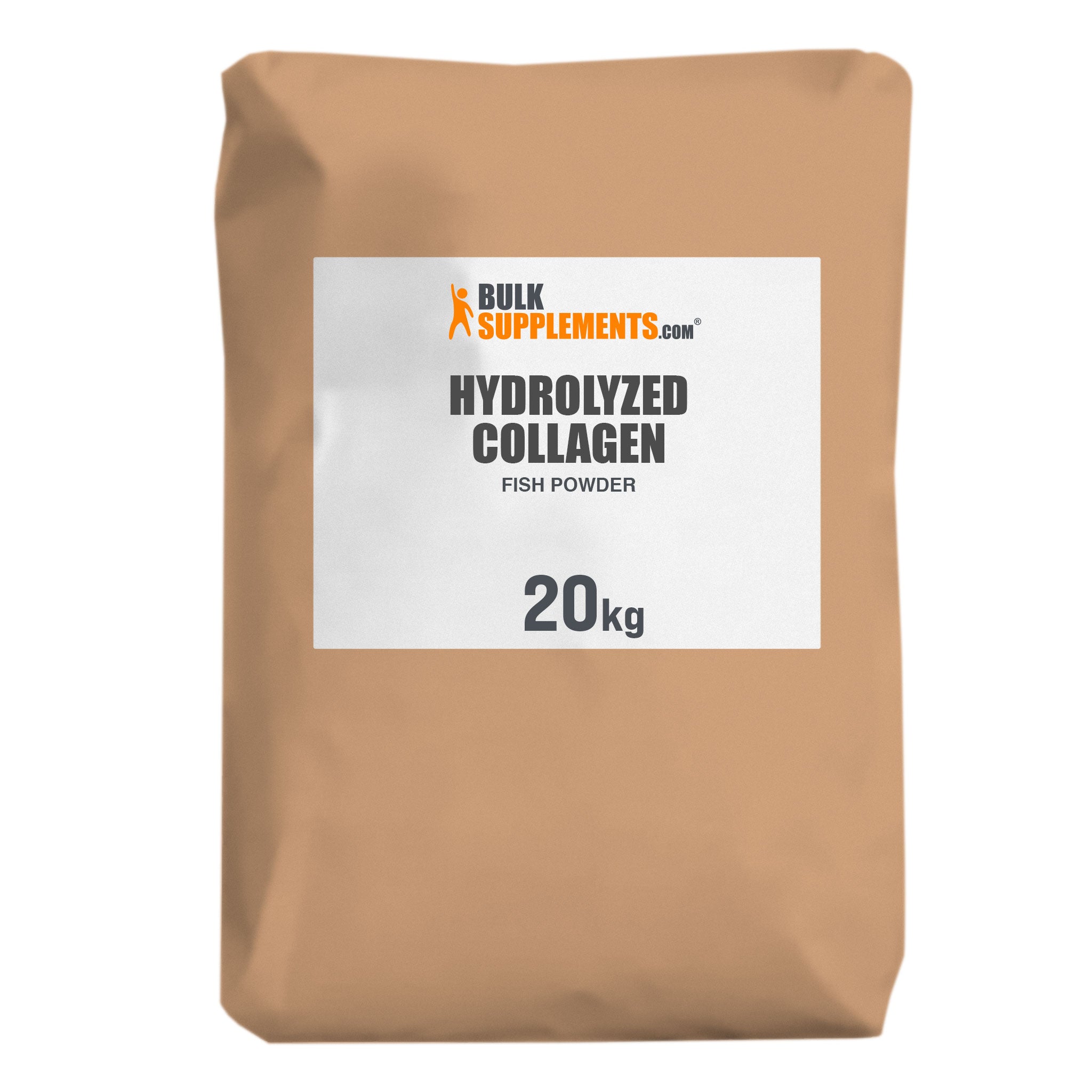BulkSupplements Hydrolyzed Collagen Fish Powder 20 Kilograms bag