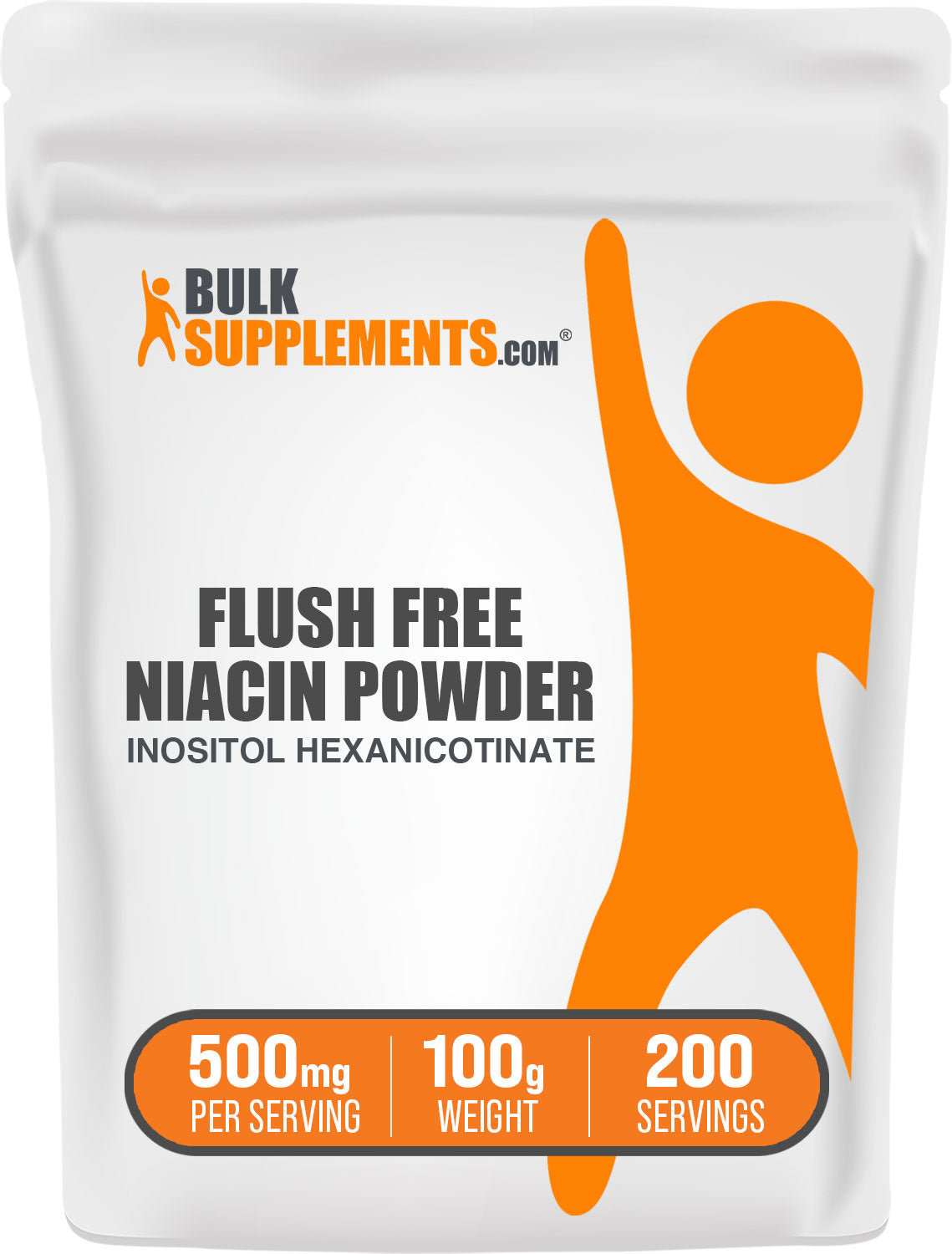 BulkSupplements Flush Free Niacin Powder Inositol Hexanicotinate 100g