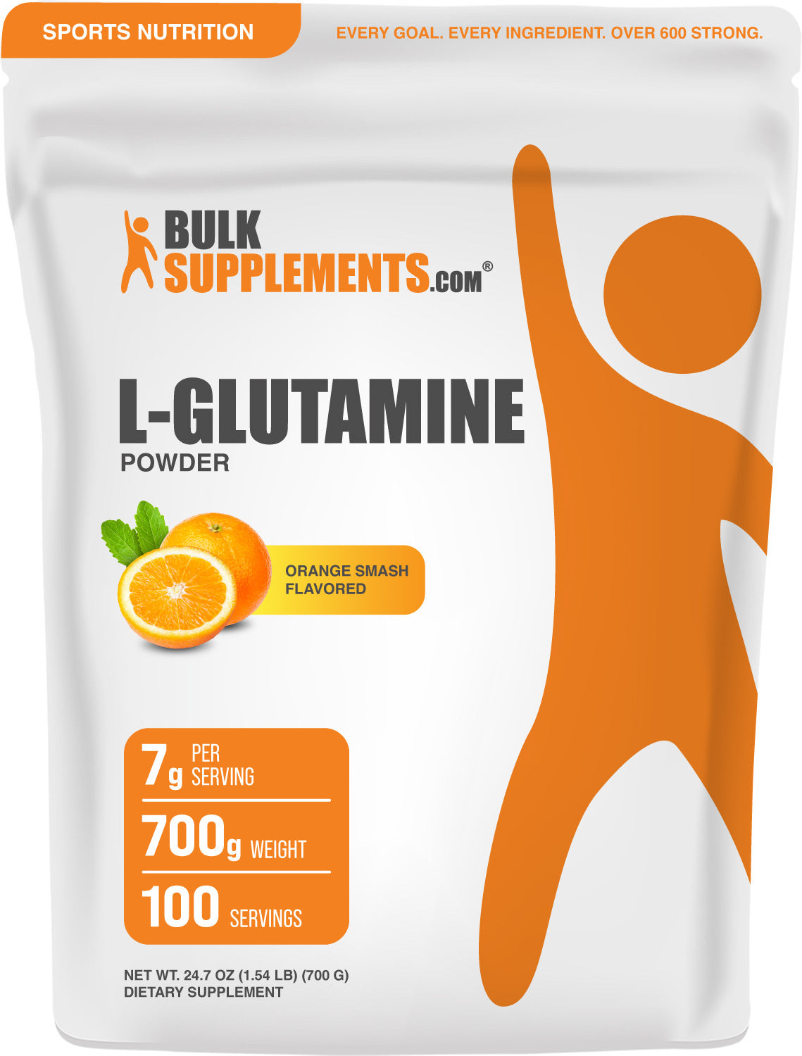 L-Glutamine Poeder - Orange Smash