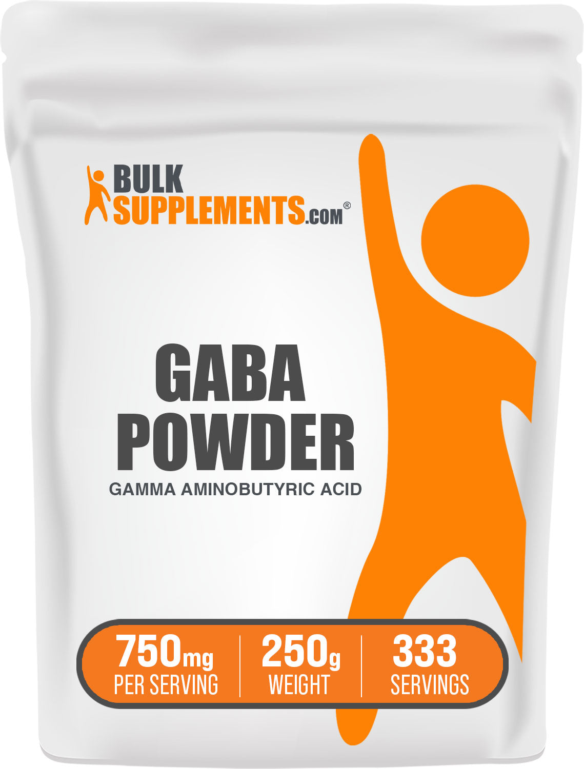 BulkSupplements GABA powder 250 grams bag