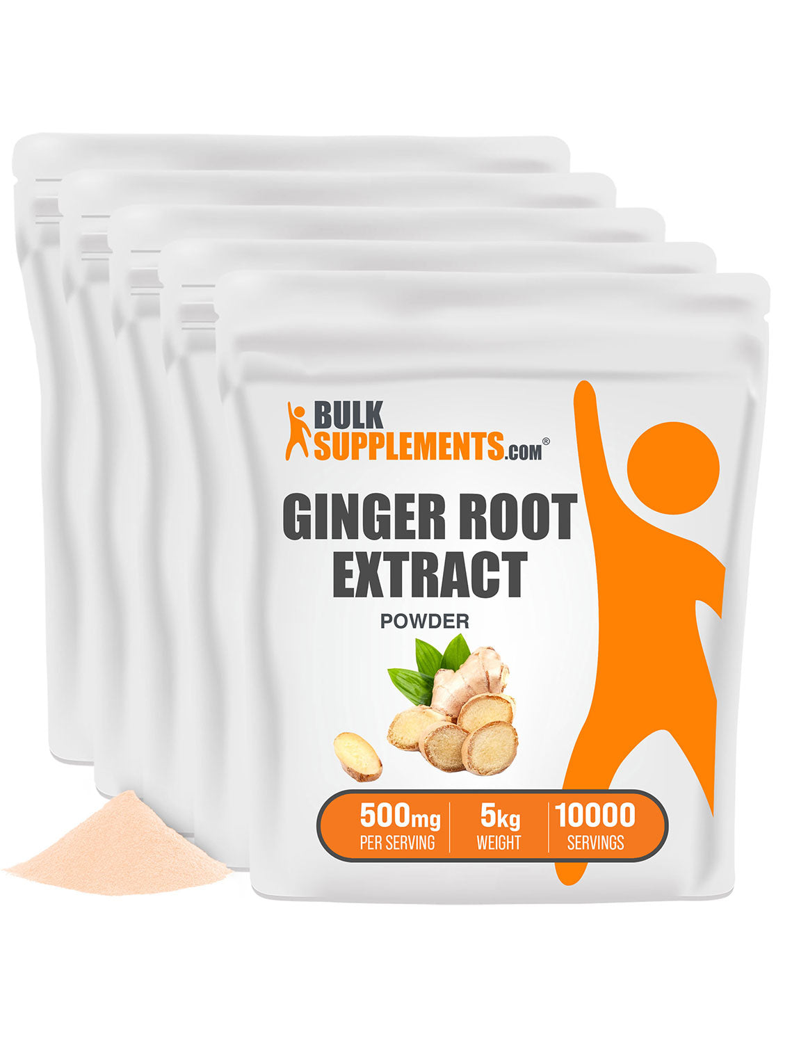 BulkSupplements Ginger Root Extract Powder 5 Kilograms bags
