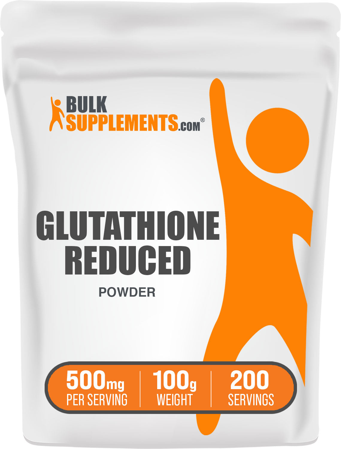 BulkSupplements Glutathione Reduced Powder 100g bag