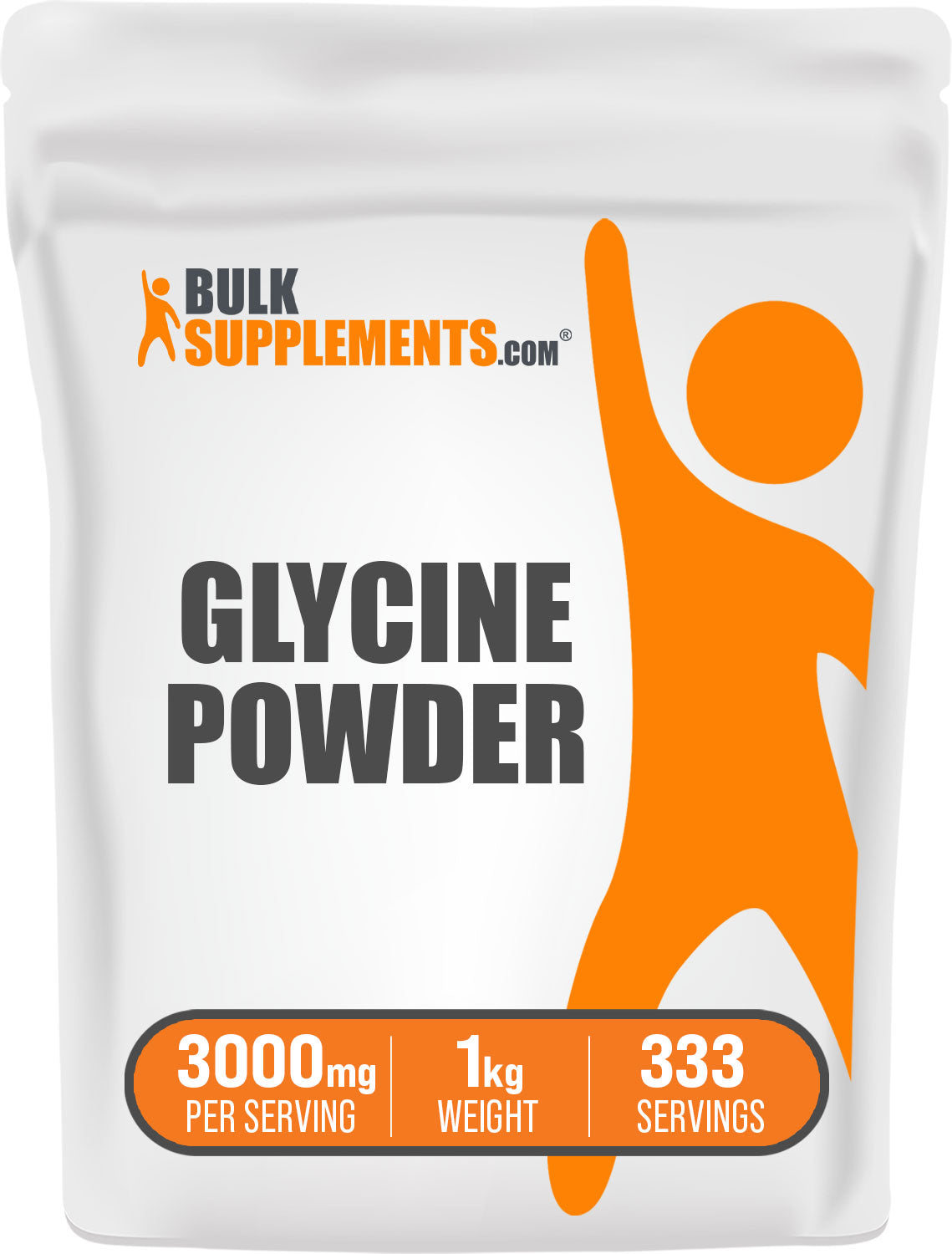 BulkSupplements.com Glycine Poudre, 3000mg - Acides Maroc