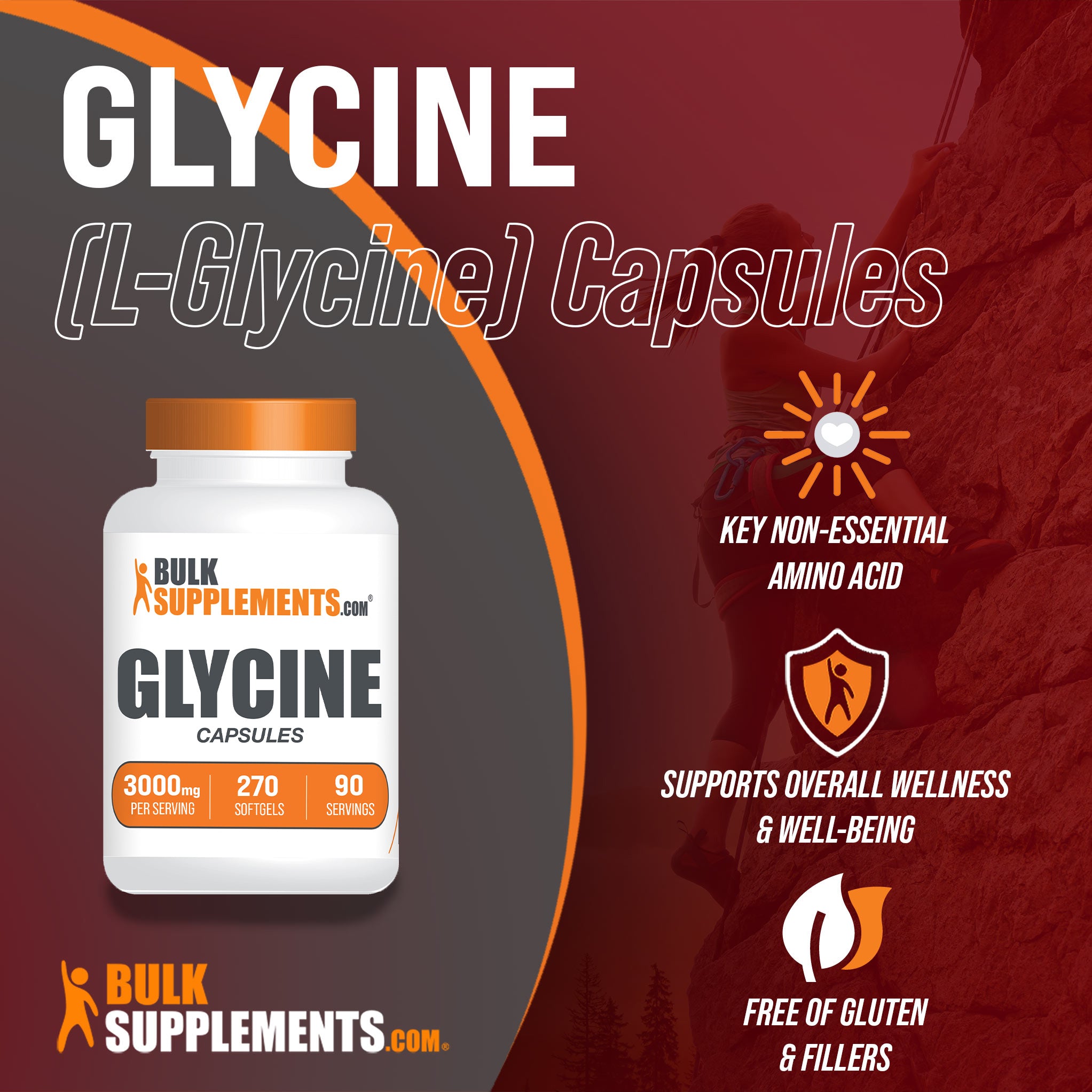 Glycine pills benefits essential amino acid supplement