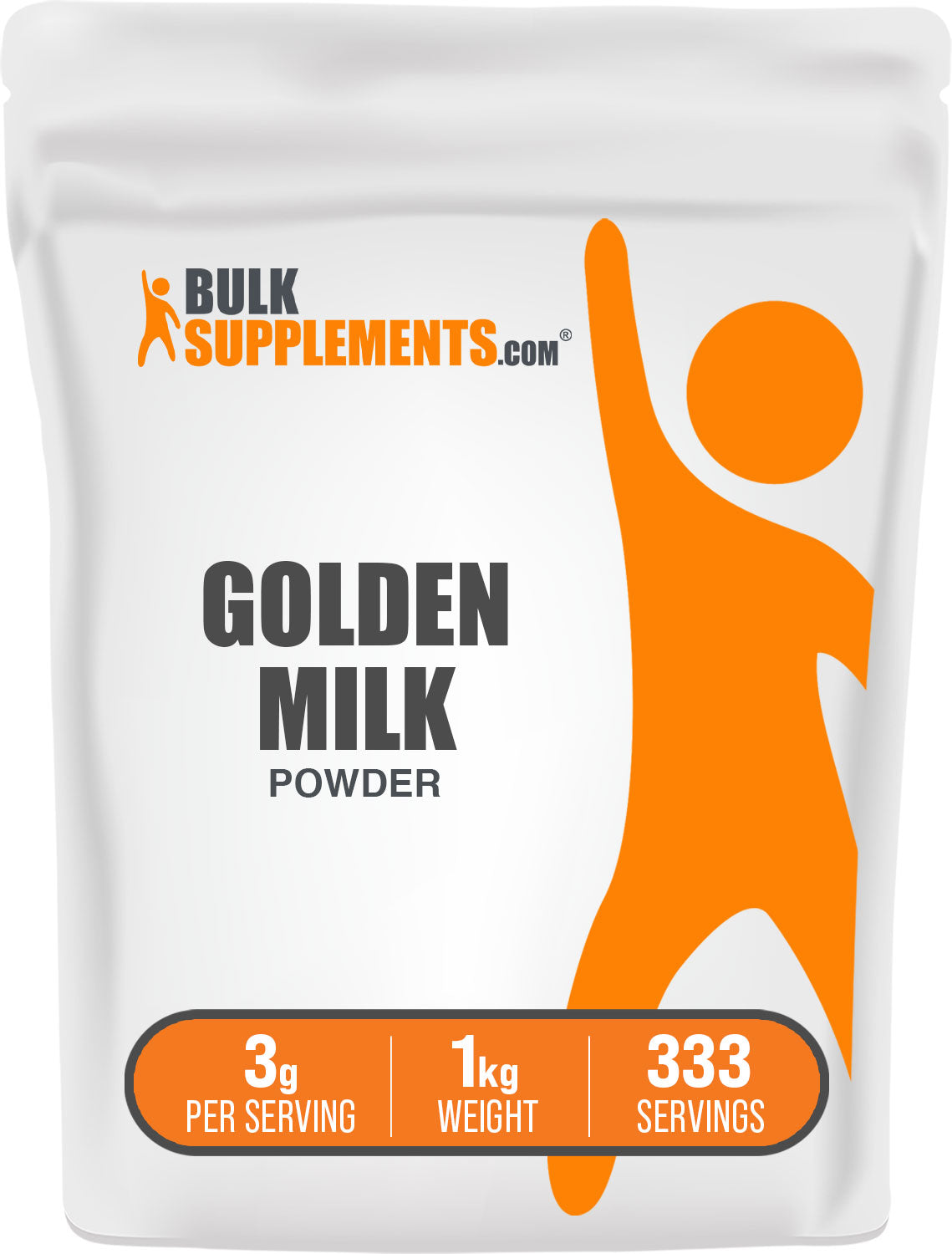BulkSupplements.com Golden Milk Powder 1kg bag image