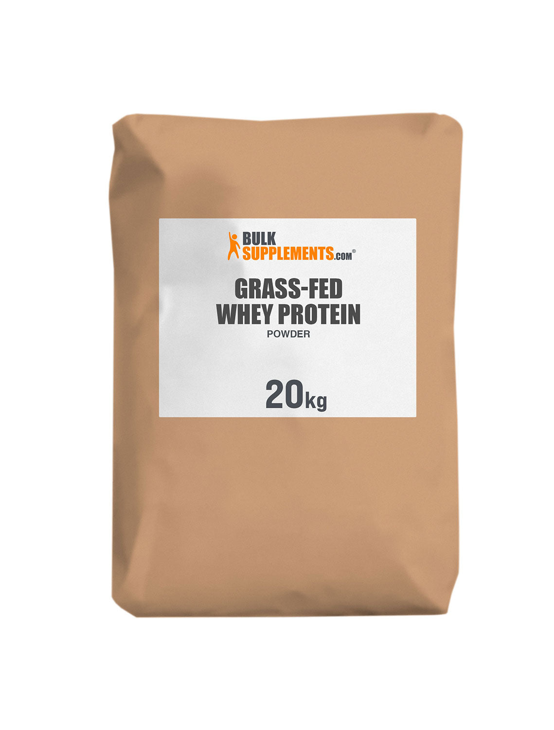 BulkSupplements Grass-Fed Whey Protein Powder 20 Kilograms bag
