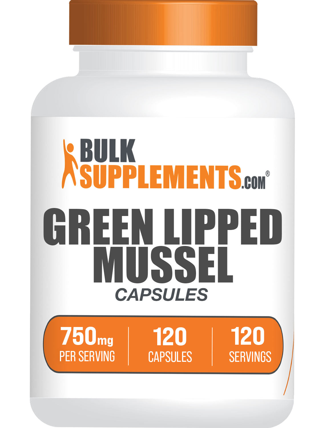 BulkSupplements Green Lipped Mussel Capsules 120 capsules