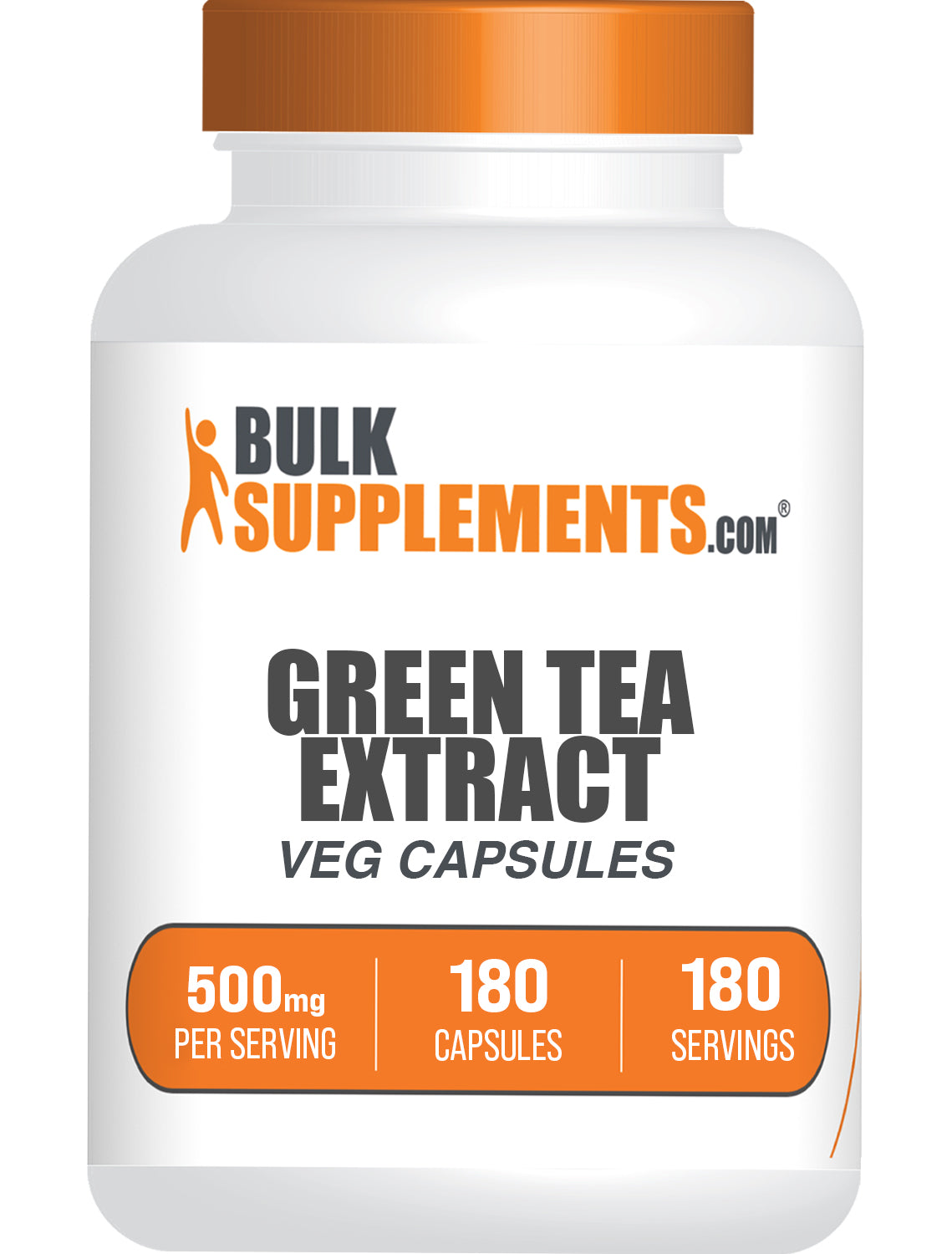 BulkSupplements Green Tea Extract Capsules 180 capsules