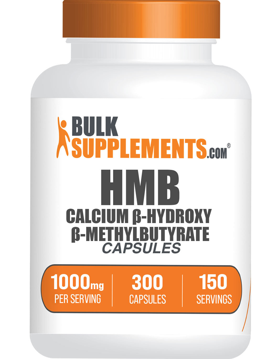 BulkSupplements HMB Pills Calcium HMB 300 capsules
