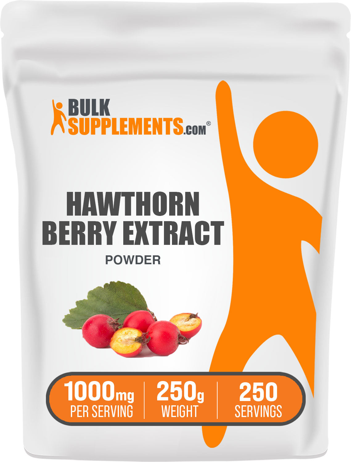 BulkSupplements Hawthorn Berry Extract Powder 250g
