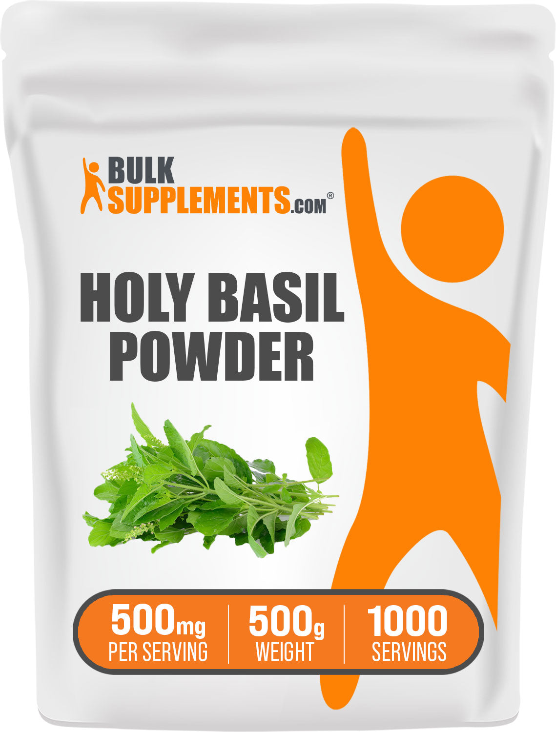 BulkSupplements.com Holy Basil Powder 500g Bag