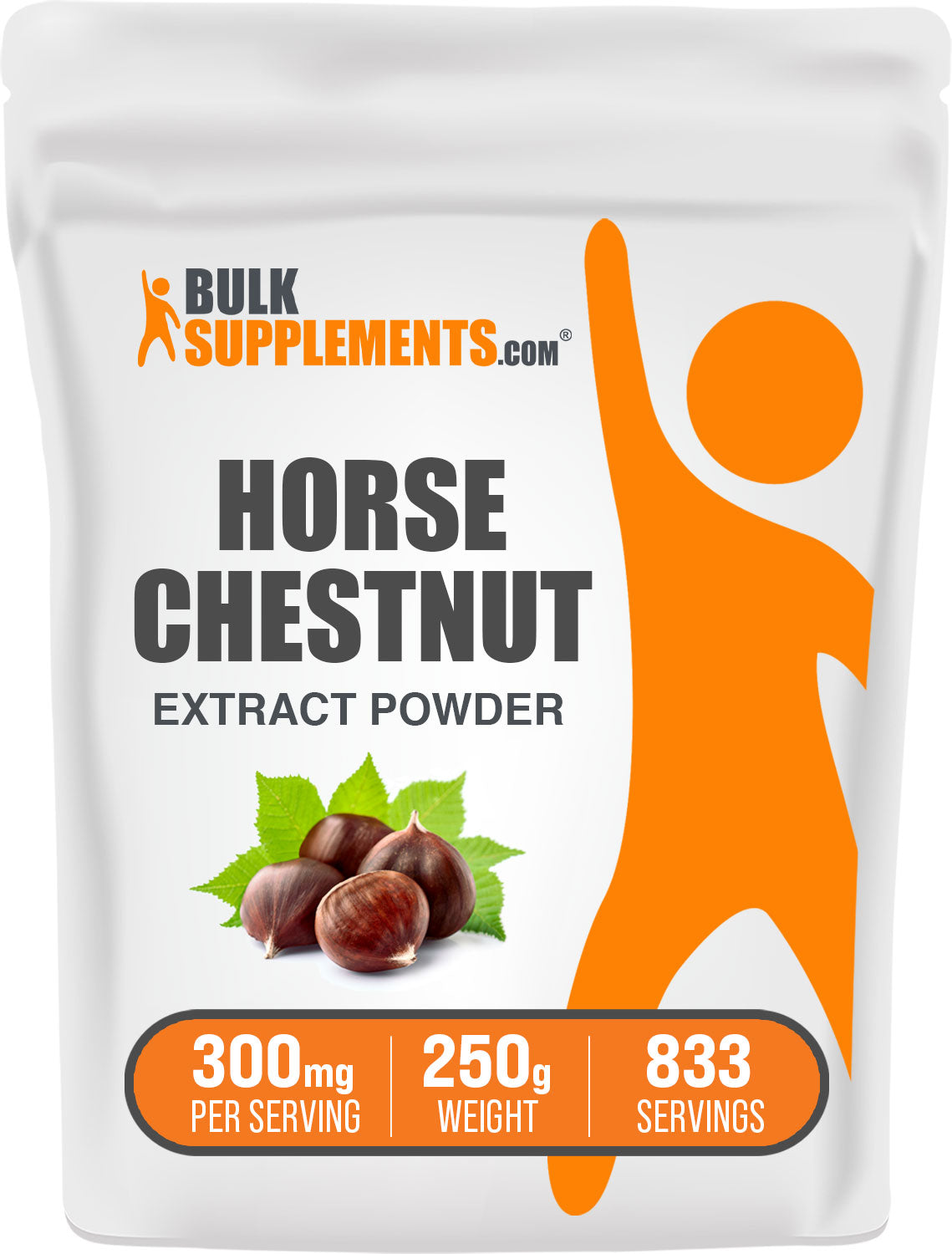 BulkSupplements.com Horse Chestnut Extract Powder 250g Bag
