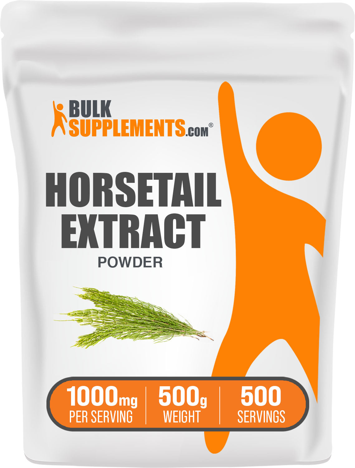 BulkSupplements.com Horsetail Extract Powder 500g Bag