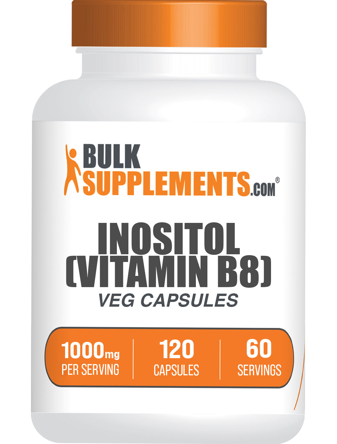 BulkSupplements Inositol Vitamin B8 Pills 1000mg 120 capsules