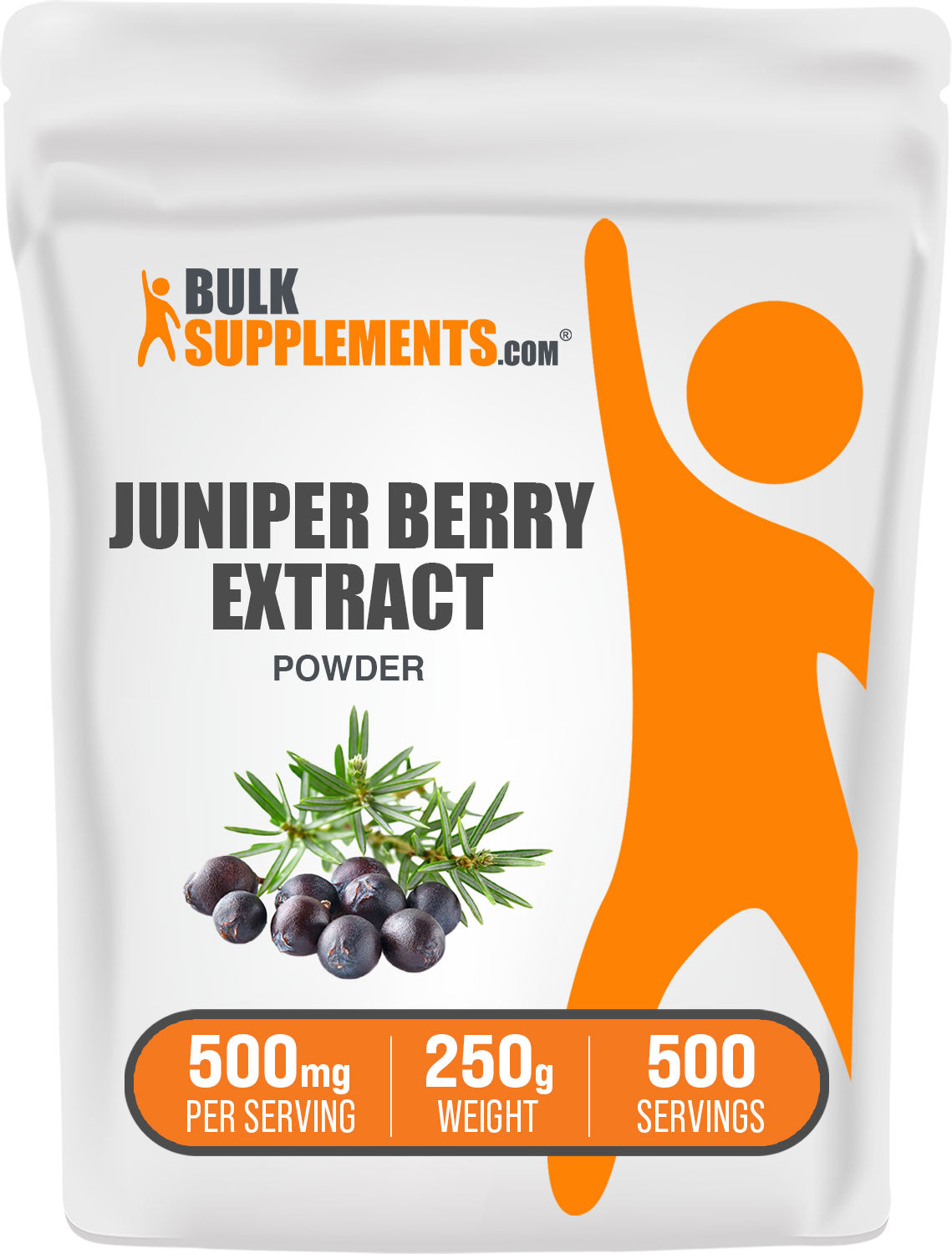 BulkSupplements.com Juniper Berry Extract Powder 250g Bag