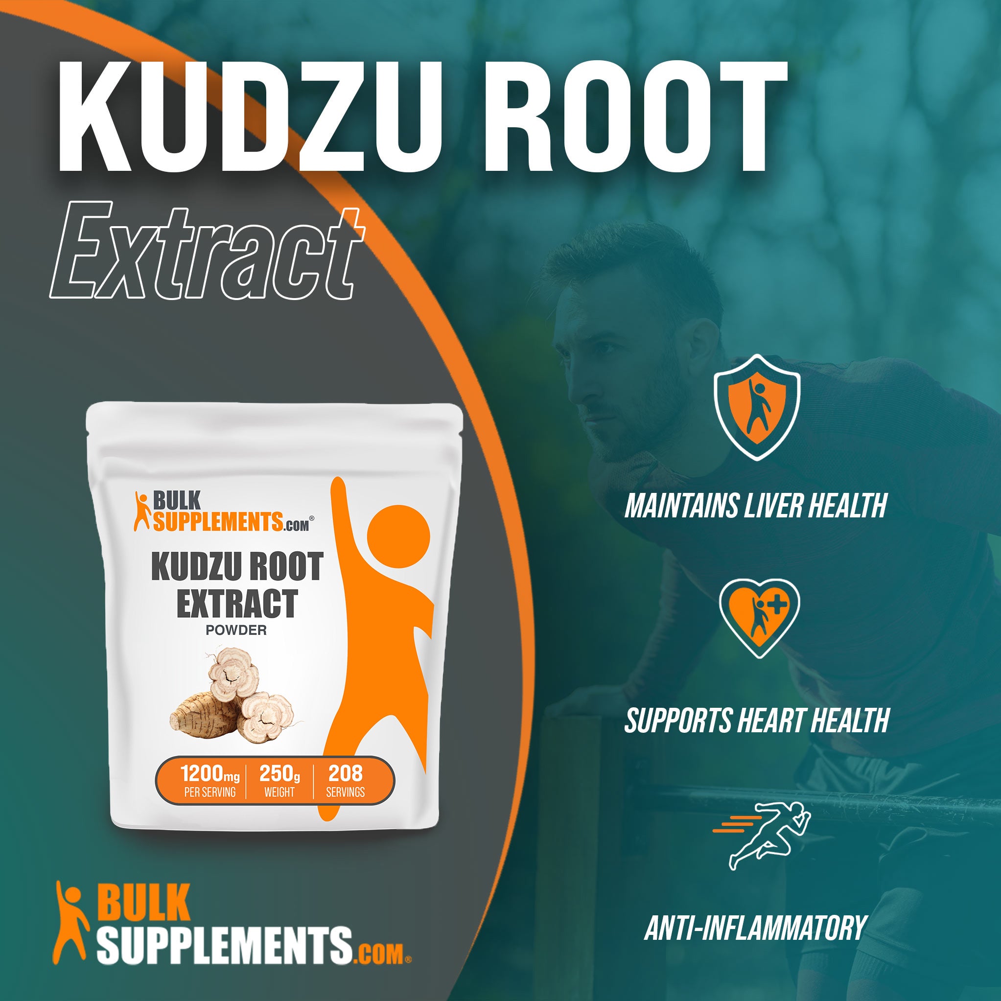 Benefits of Kudzu Root Extract; maintains liver health, supports heart health, anti-inflammatory