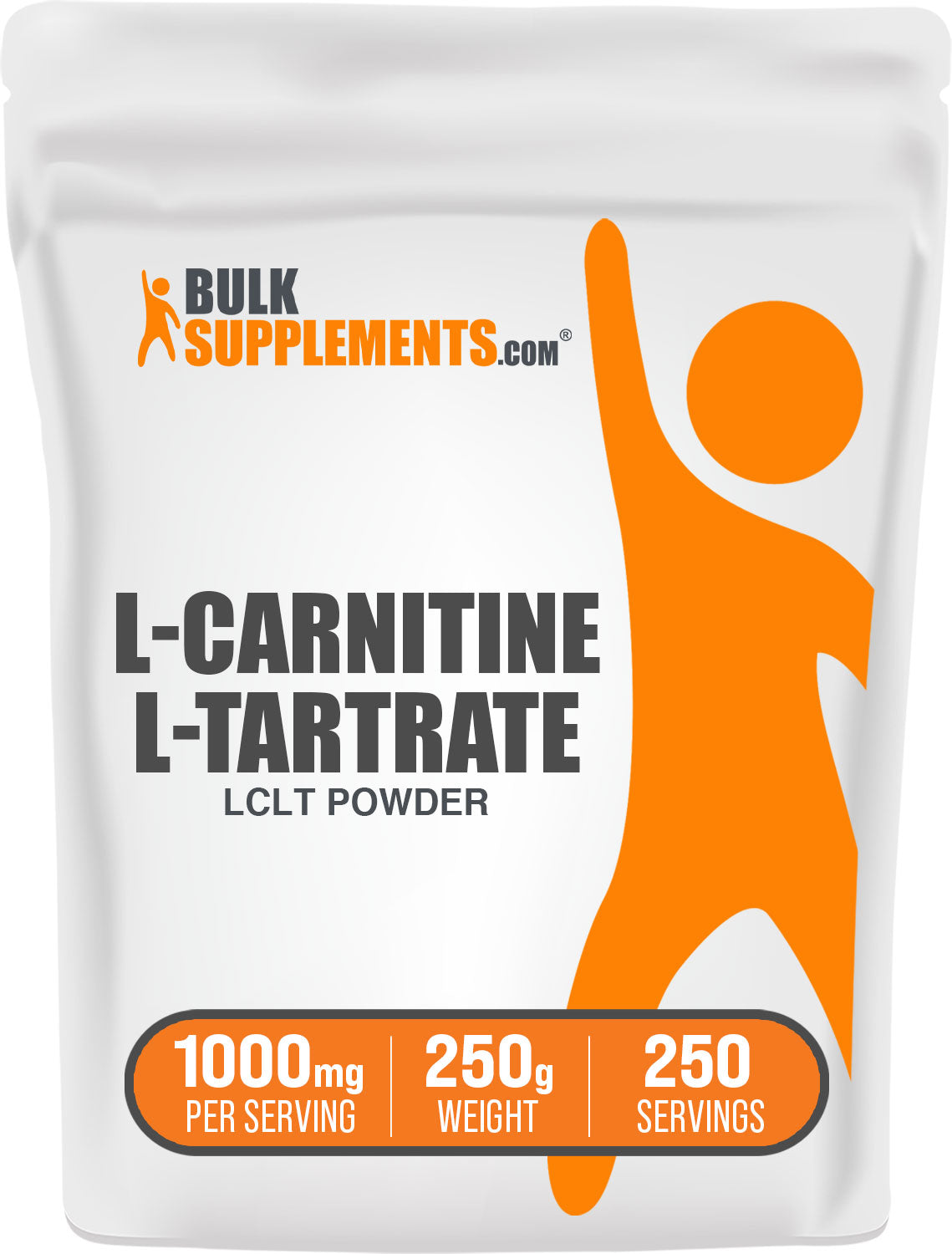 BulkSupplements L-Carnitine L-Tartrate 250g