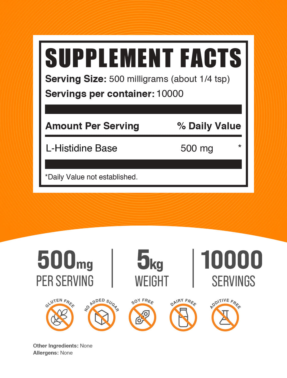 L-Histidine Powder - Power Your Health with L-Histidine Supplements