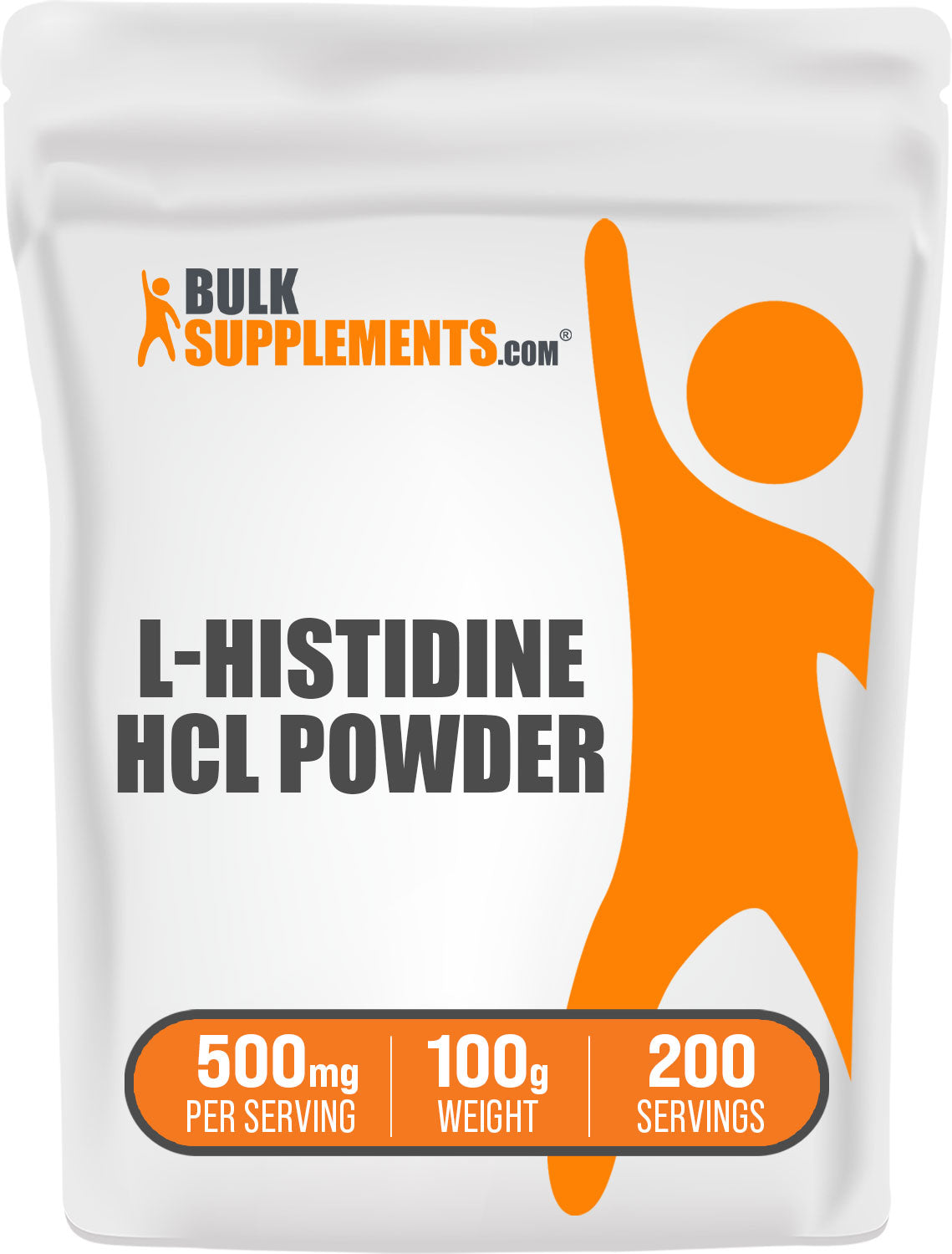 BulkSupplements L-Histidine HCl Powder 100g