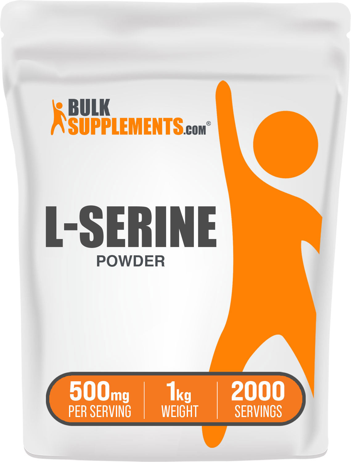 BulkSupplements.com L-Serine Powder 1kg Bag