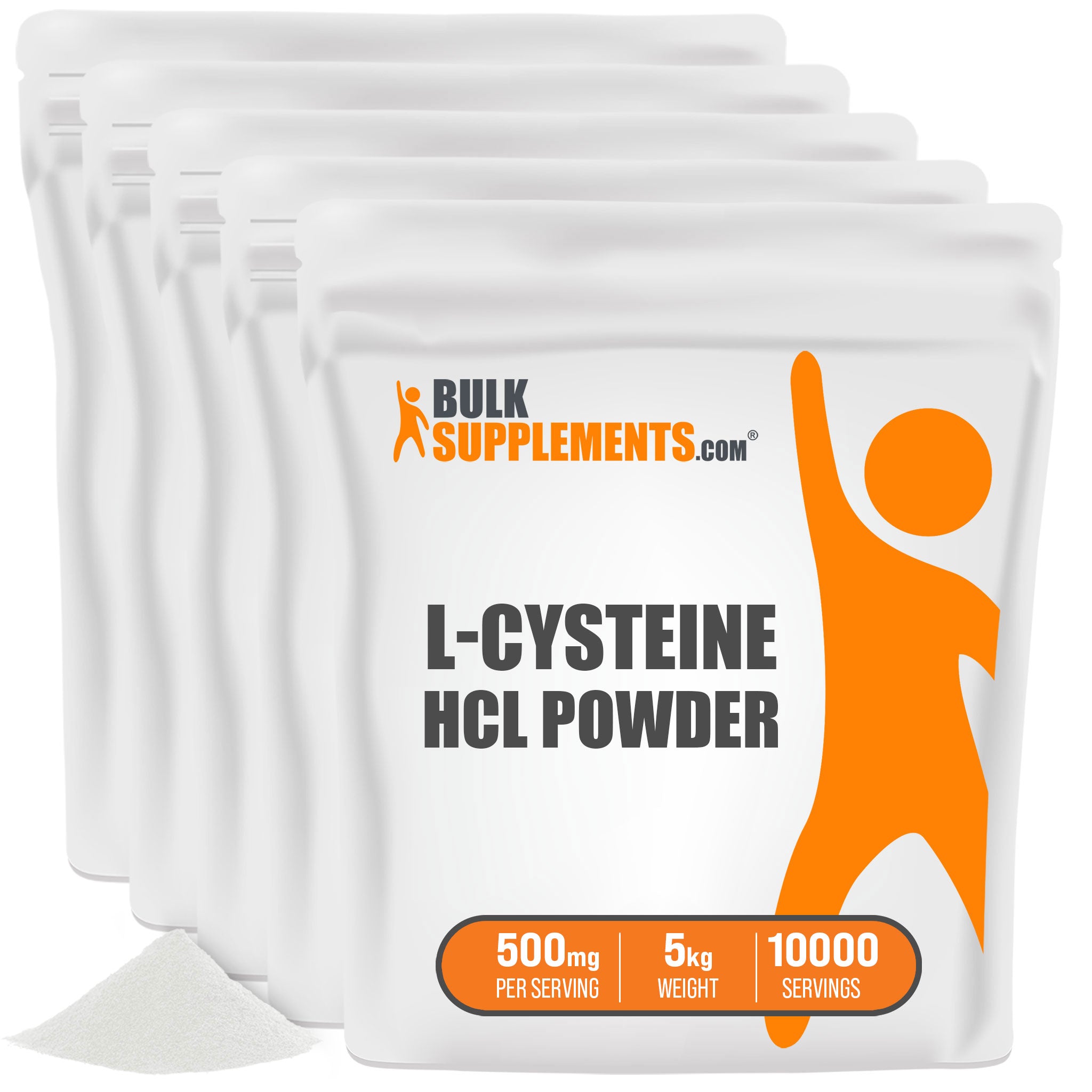 BulkSupplements L-Cysteine HCl Powder 5 Kilograms bags