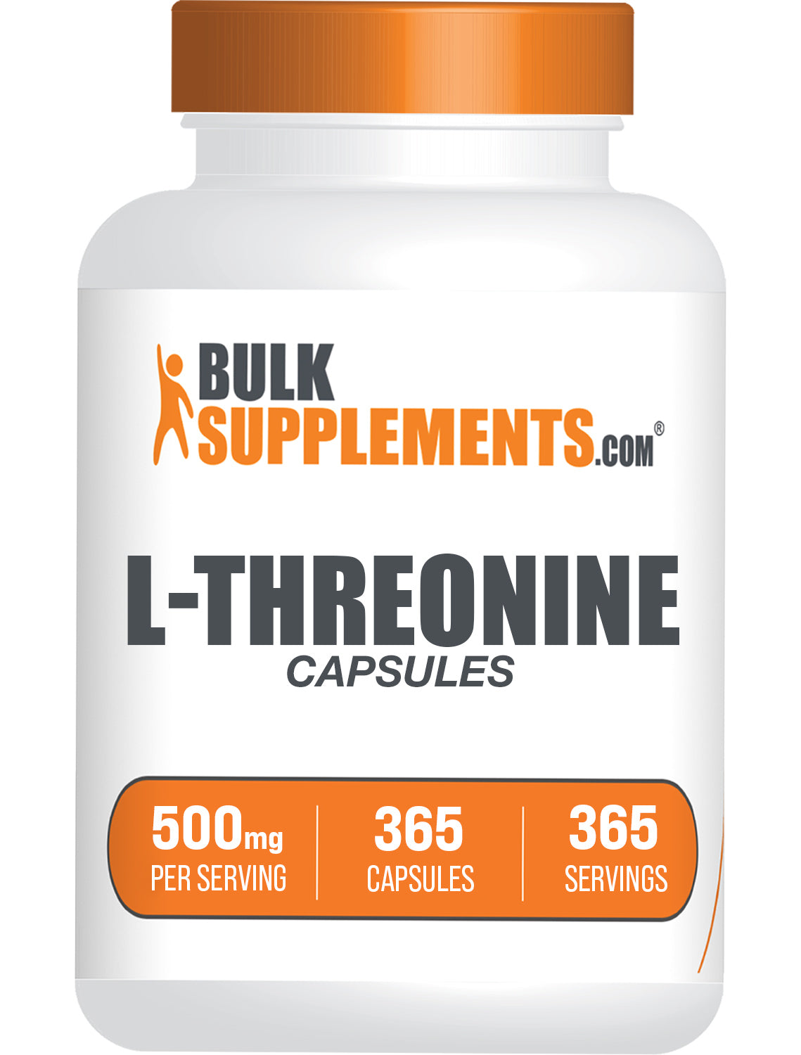 BulkSupplements L-Threonine Capsules 365ct
